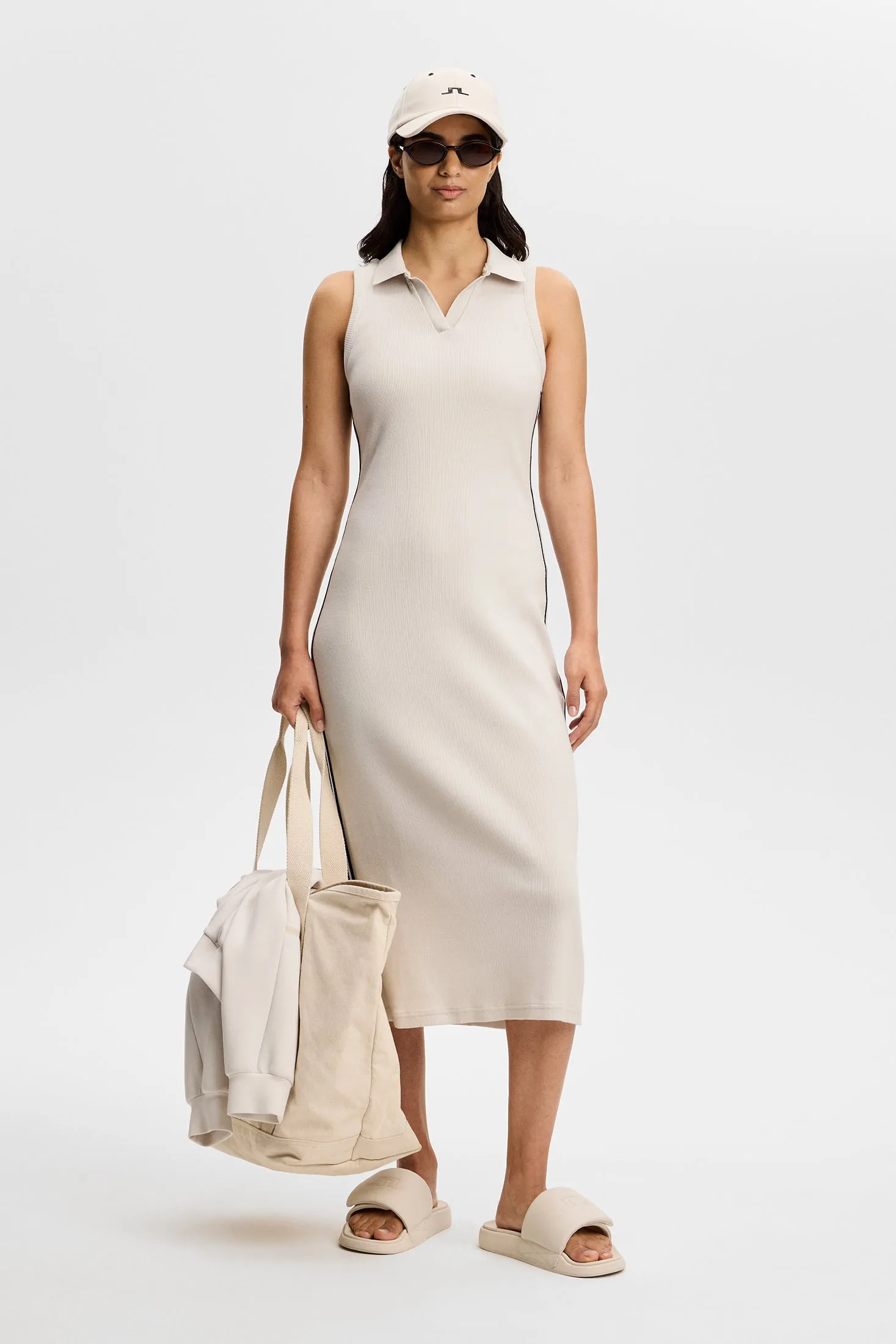 Talia Dress / Moonbeam sold by J. Lindeberg product image thumbnail 4