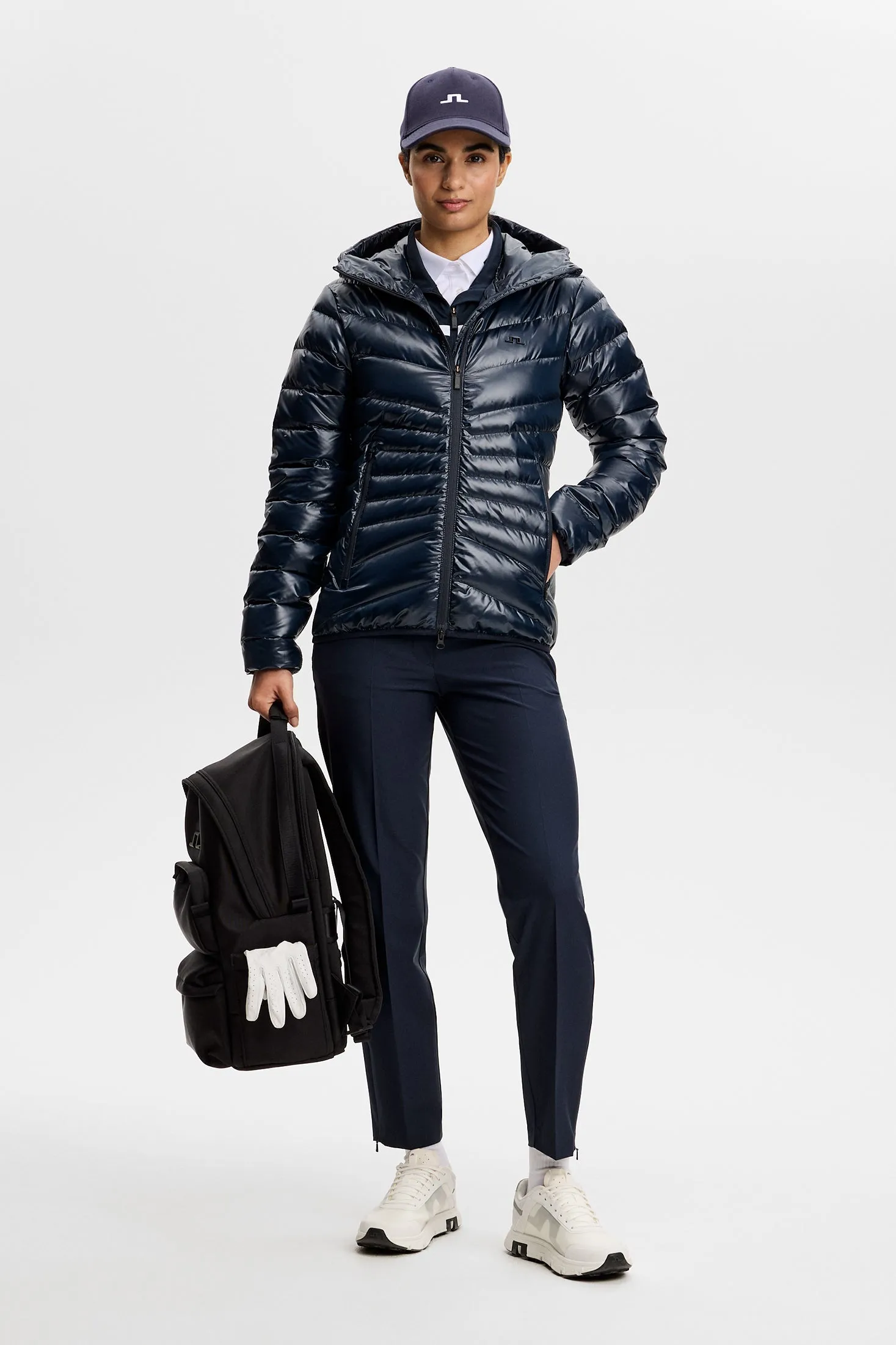 Lara Light Down Hood / JL Navy sold by J. Lindeberg product image thumbnail 4