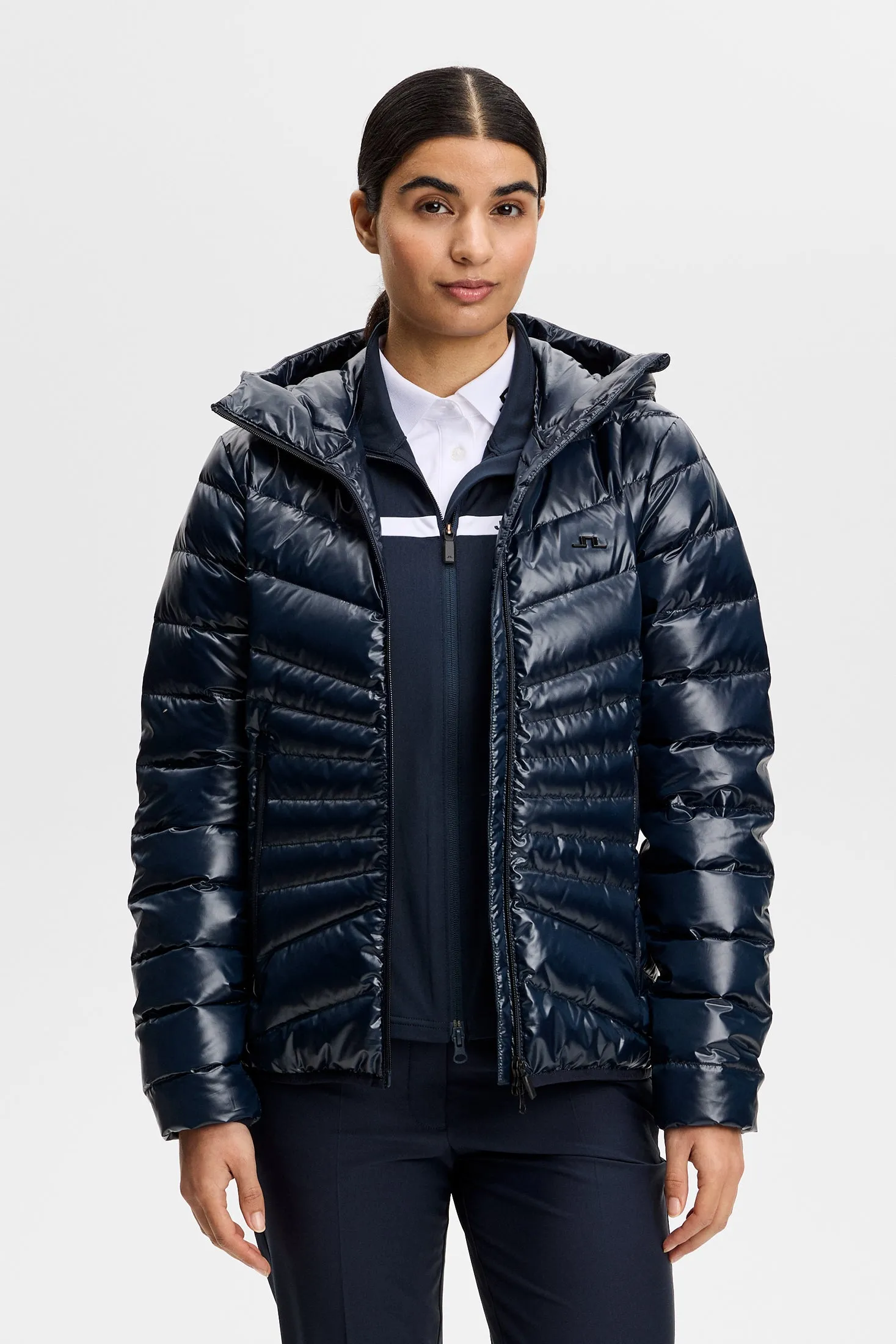 Lara Light Down Hood / JL Navy sold by J. Lindeberg product image thumbnail 2