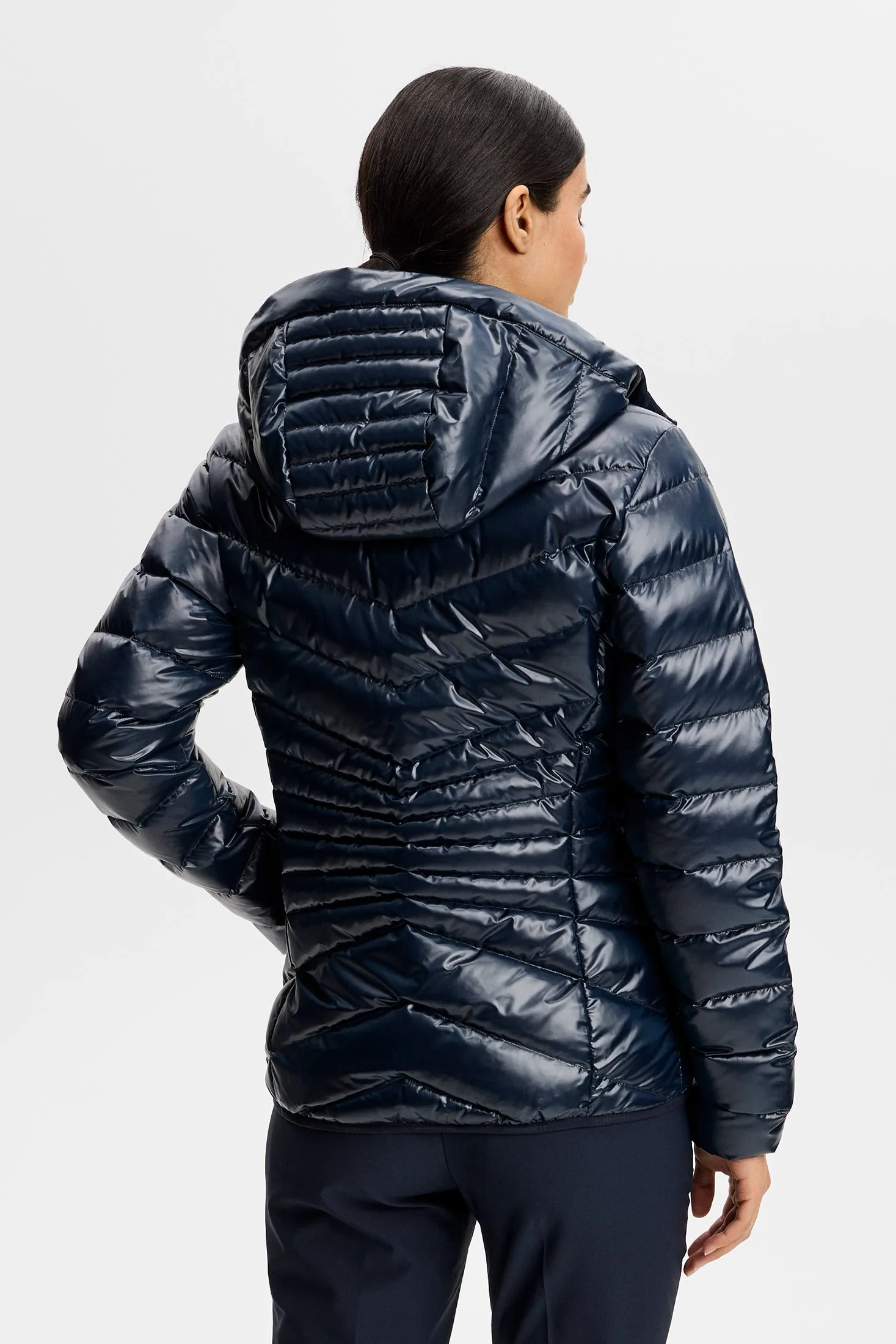 Lara Light Down Hood / JL Navy sold by J. Lindeberg product image thumbnail 3