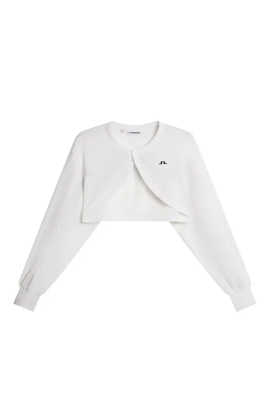 Bolero Jacket Tennis / White made by J. Lindeberg