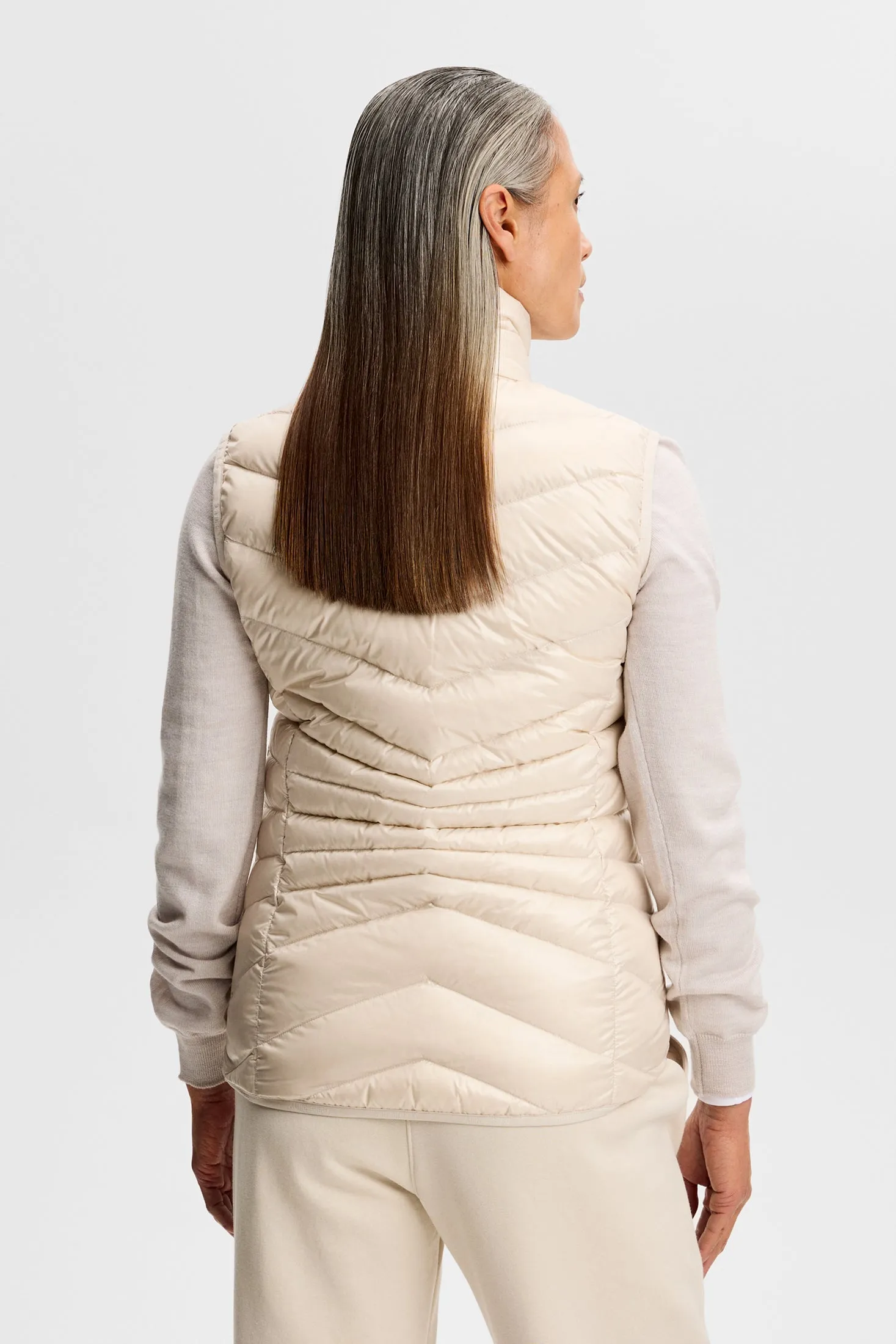 Lara Light Down Vest / Moonbeam sold by J. Lindeberg product image thumbnail 3