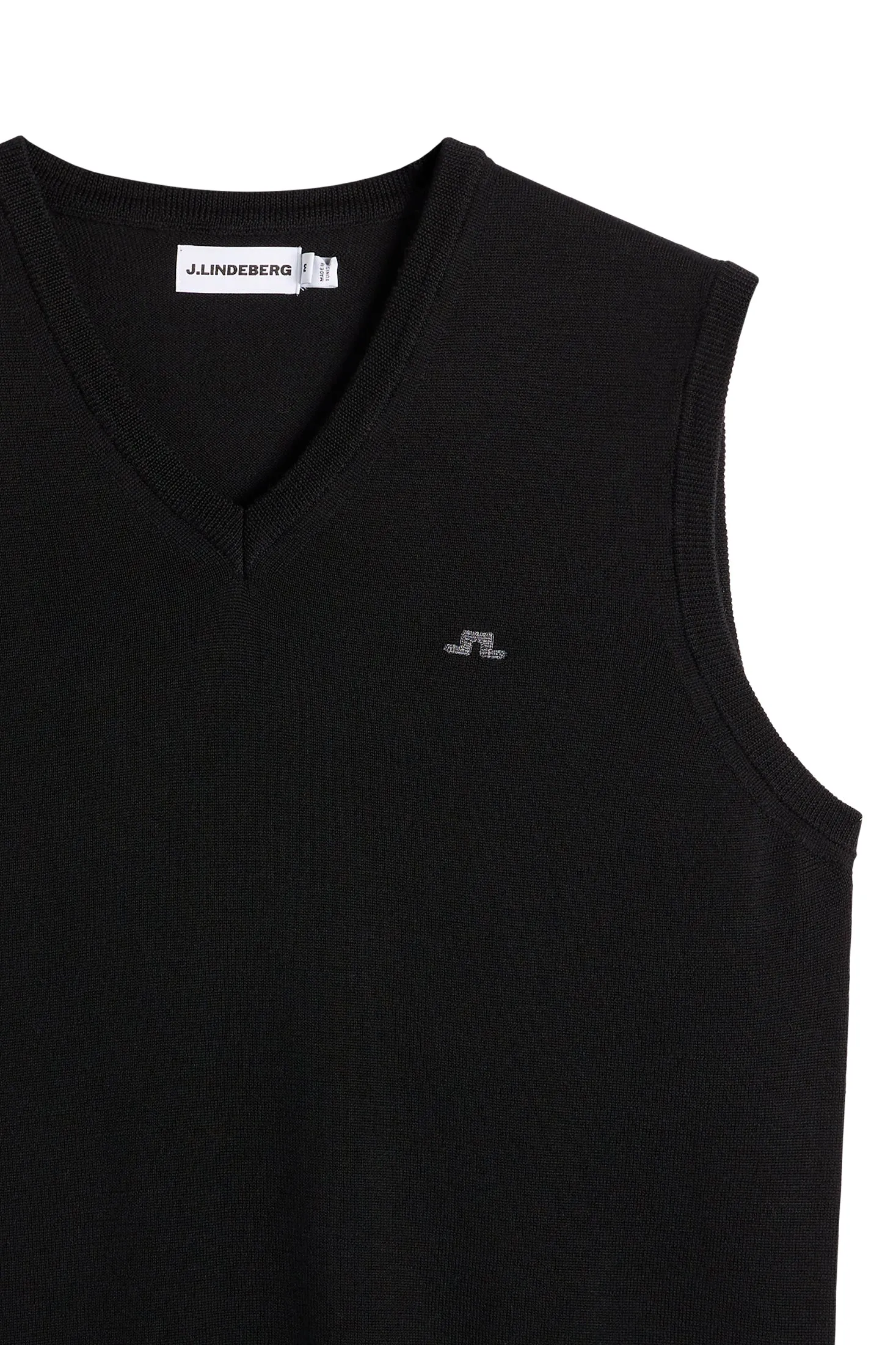 Liam Knitted Vest / Black sold by J. Lindeberg product image thumbnail 2