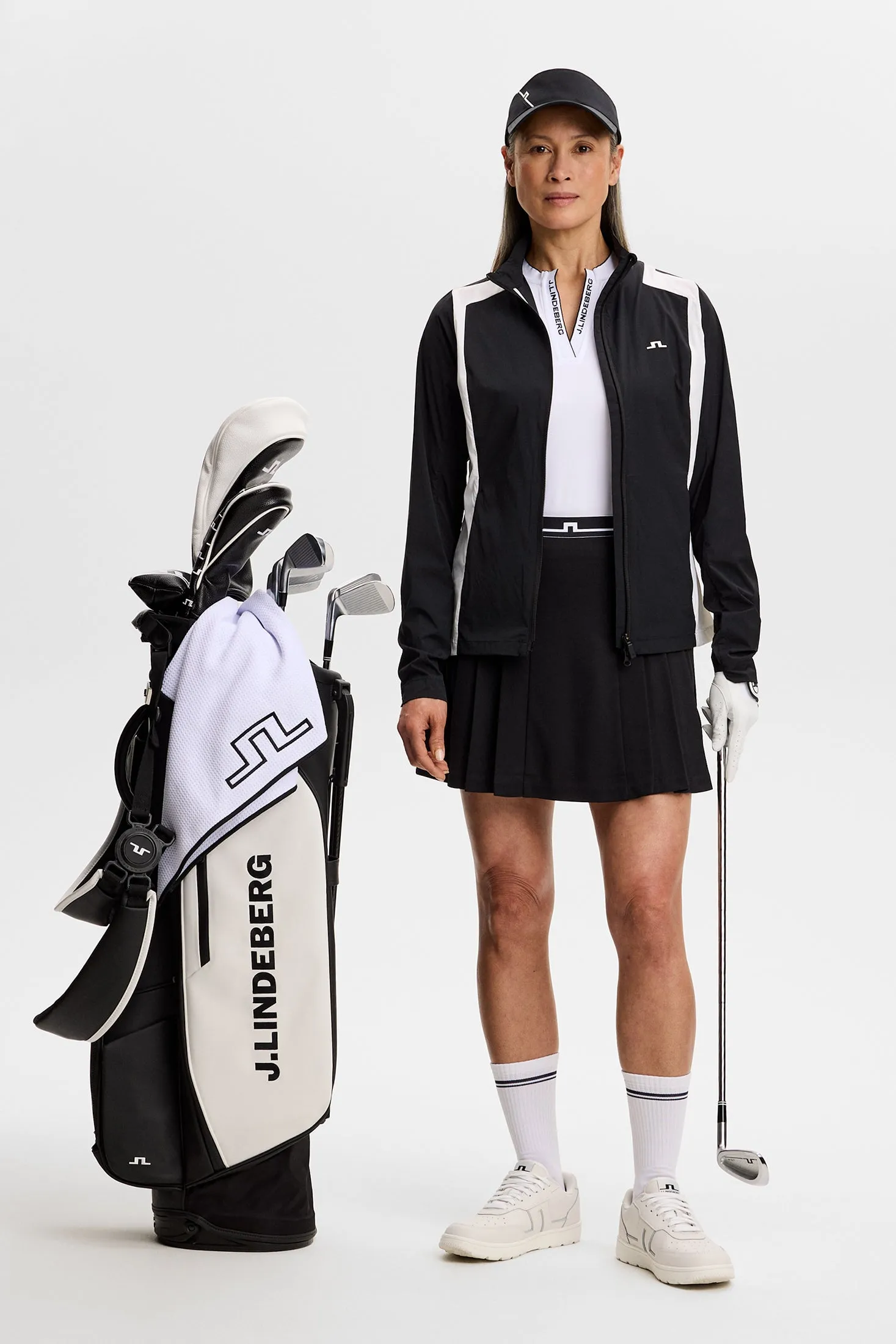 Brooks Zip Packable Jacket / Black sold by J. Lindeberg product image thumbnail 3