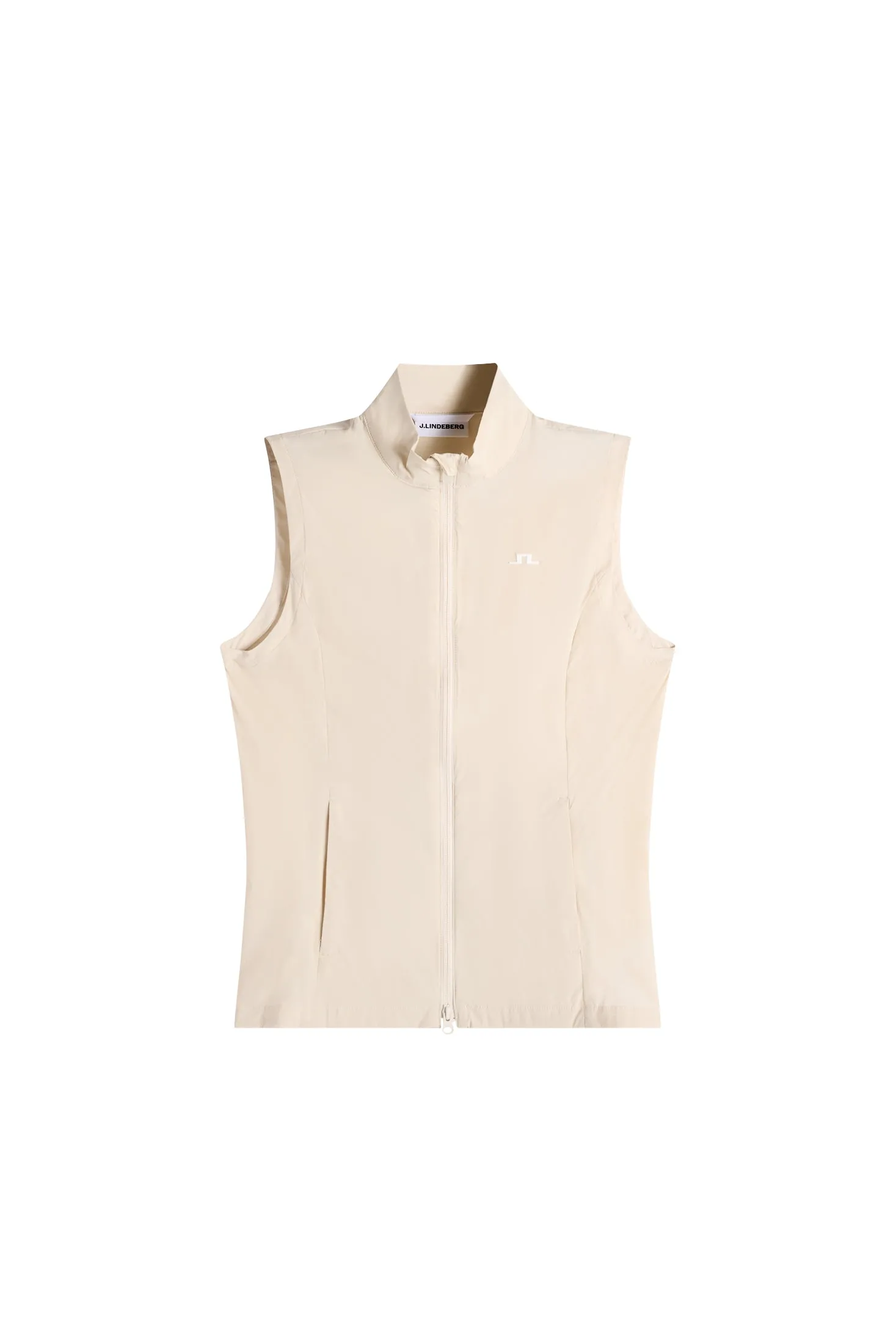 Thorine Wind Packable Vest / Moonbeam sold by J. Lindeberg