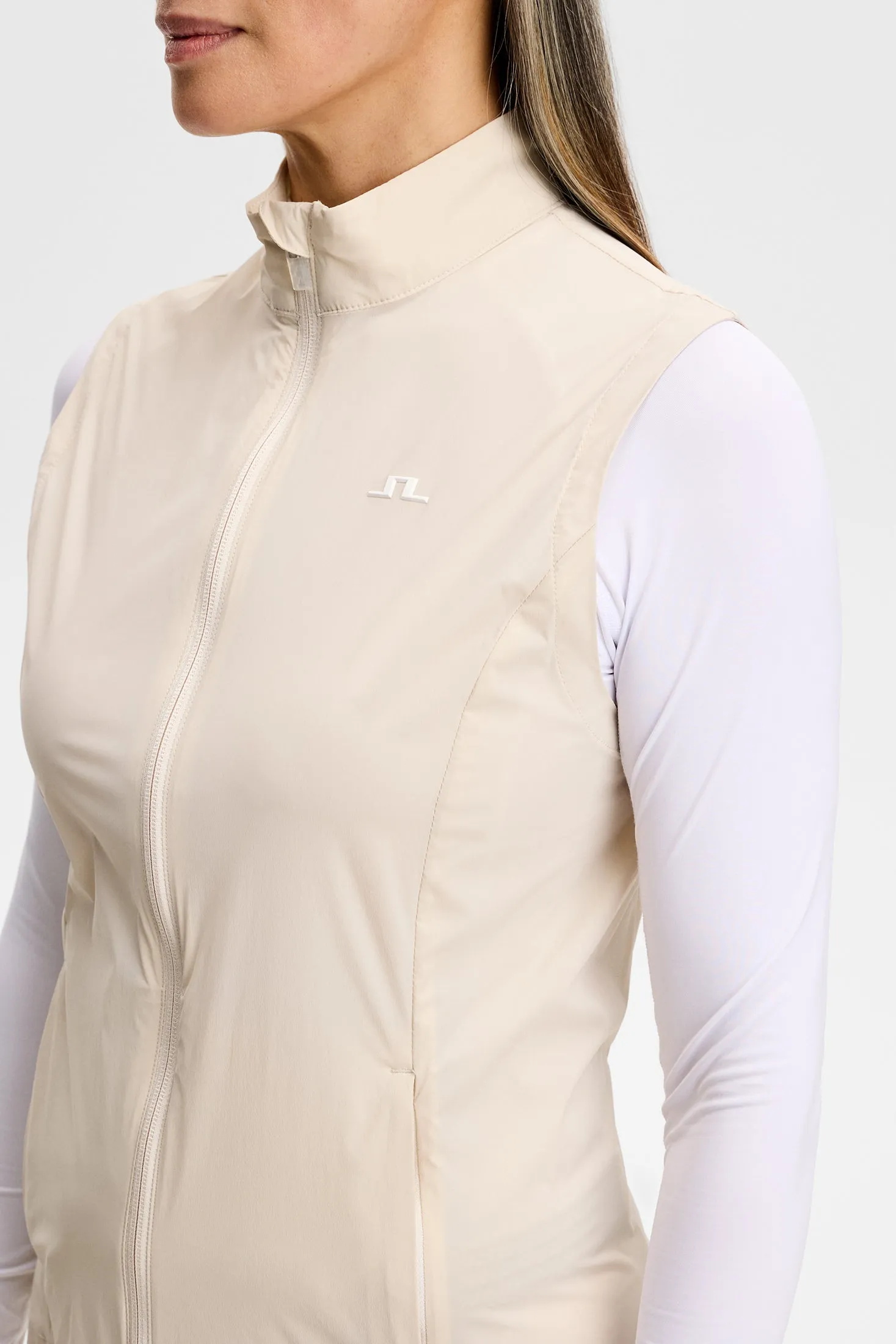 Thorine Wind Packable Vest / Moonbeam sold by J. Lindeberg product image thumbnail 5