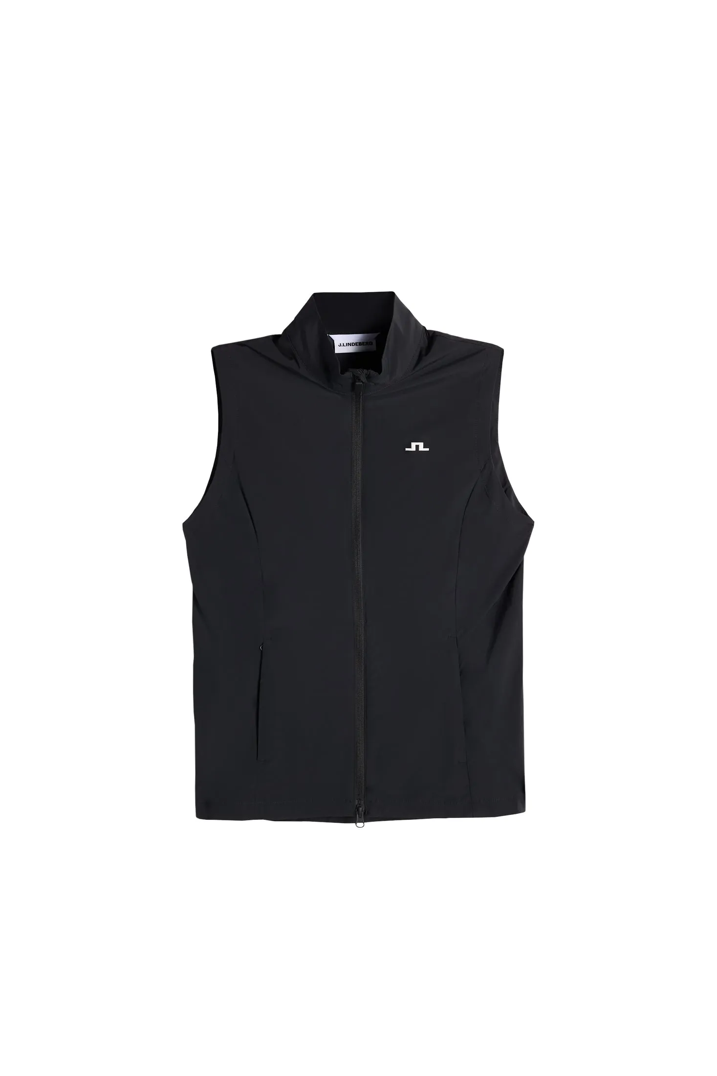 Thorine Wind Packable Vest / Black sold by J. Lindeberg