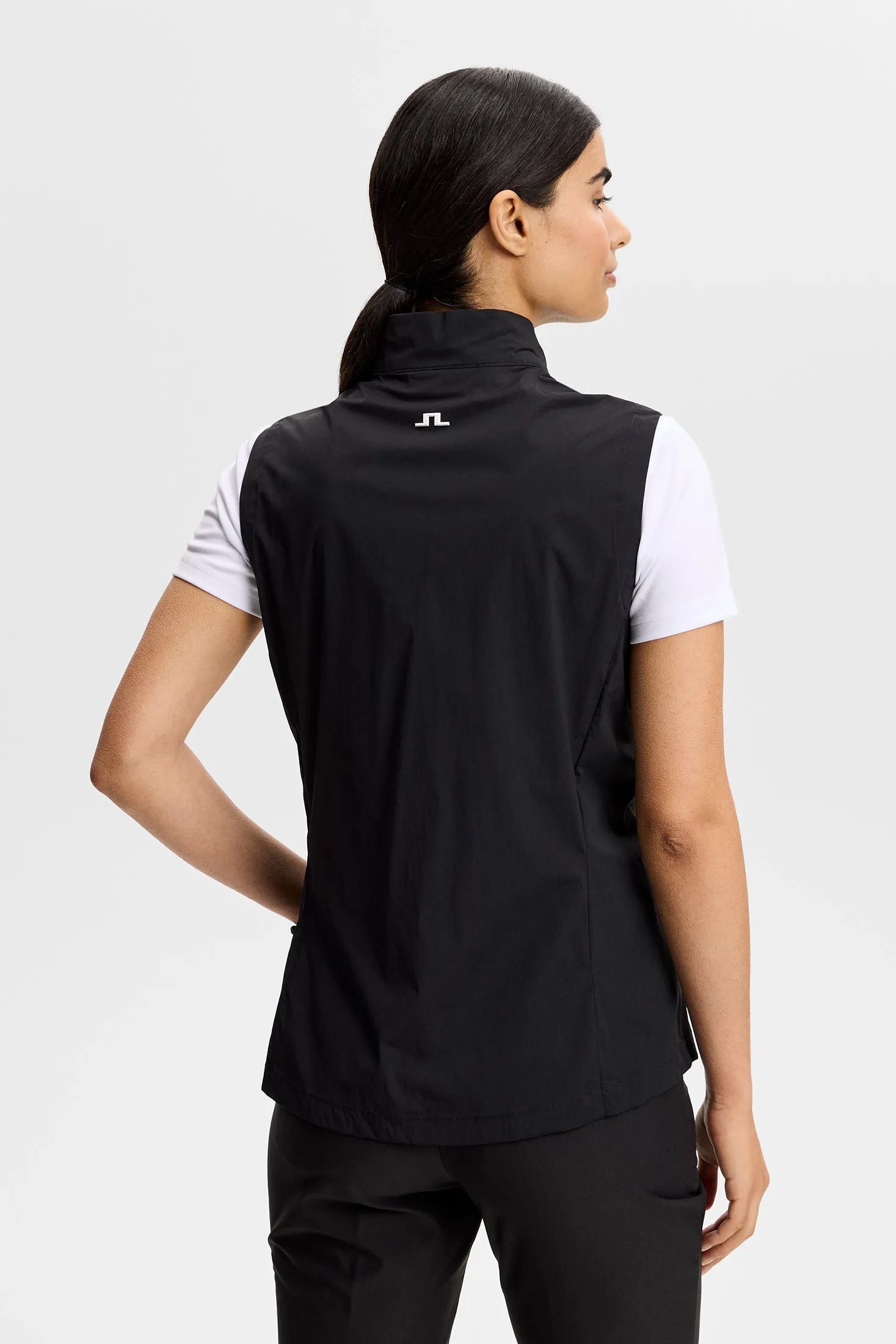 Thorine Wind Packable Vest / Black sold by J. Lindeberg product image thumbnail 3