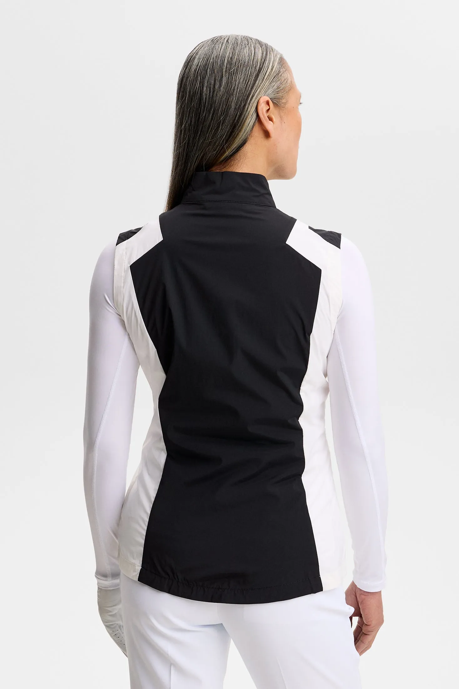 Brooks Zip Packable Vest / Black sold by J. Lindeberg product image thumbnail 3