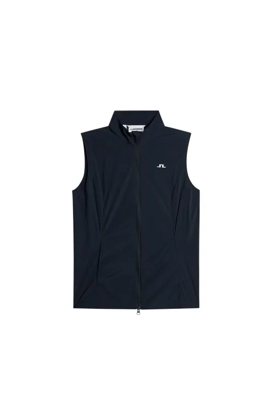 Thorine Wind Packable Vest / JL Navy made by J. Lindeberg