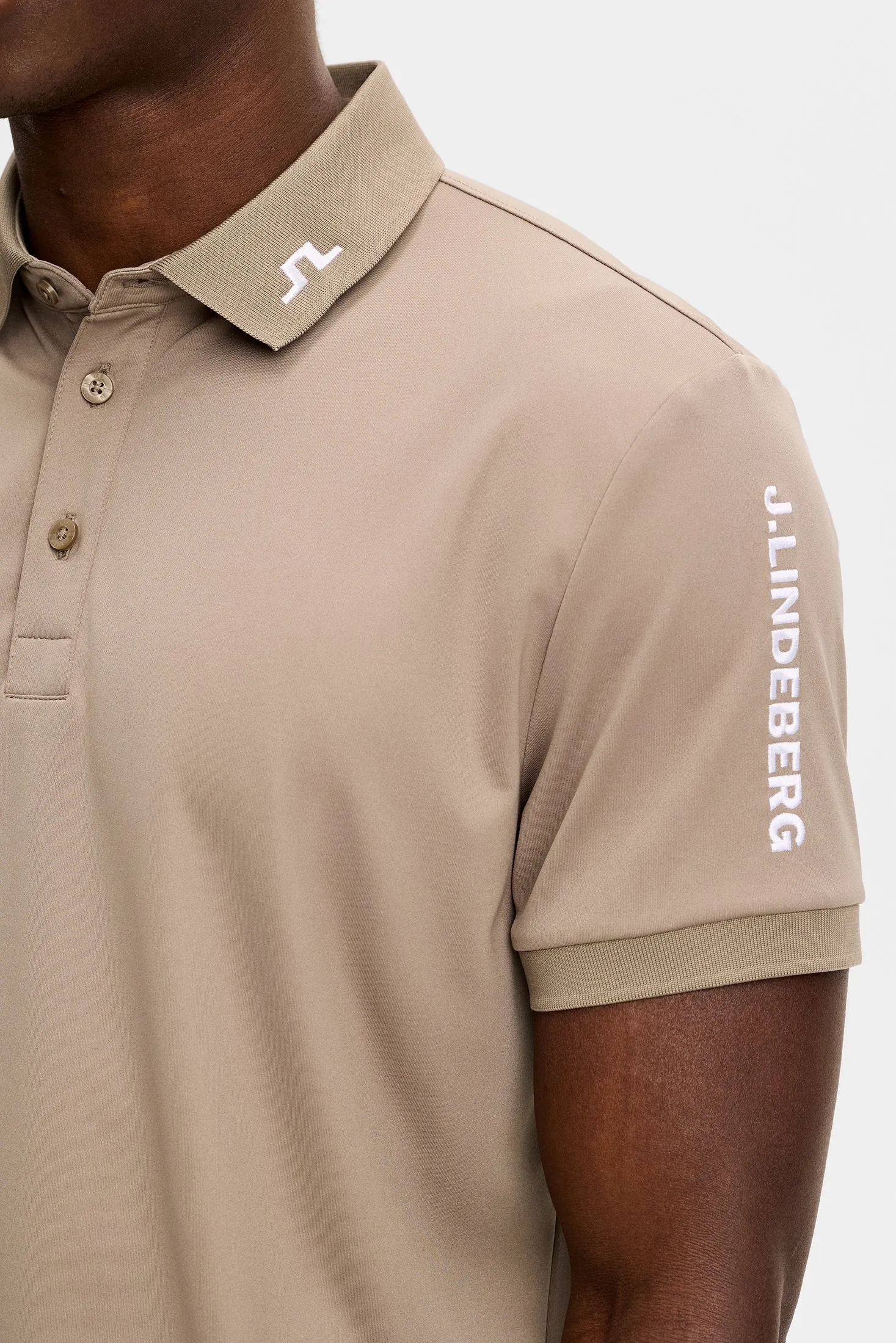 Tour Tech Slim Fit Polo / Brindle sold by J. Lindeberg product image thumbnail 5