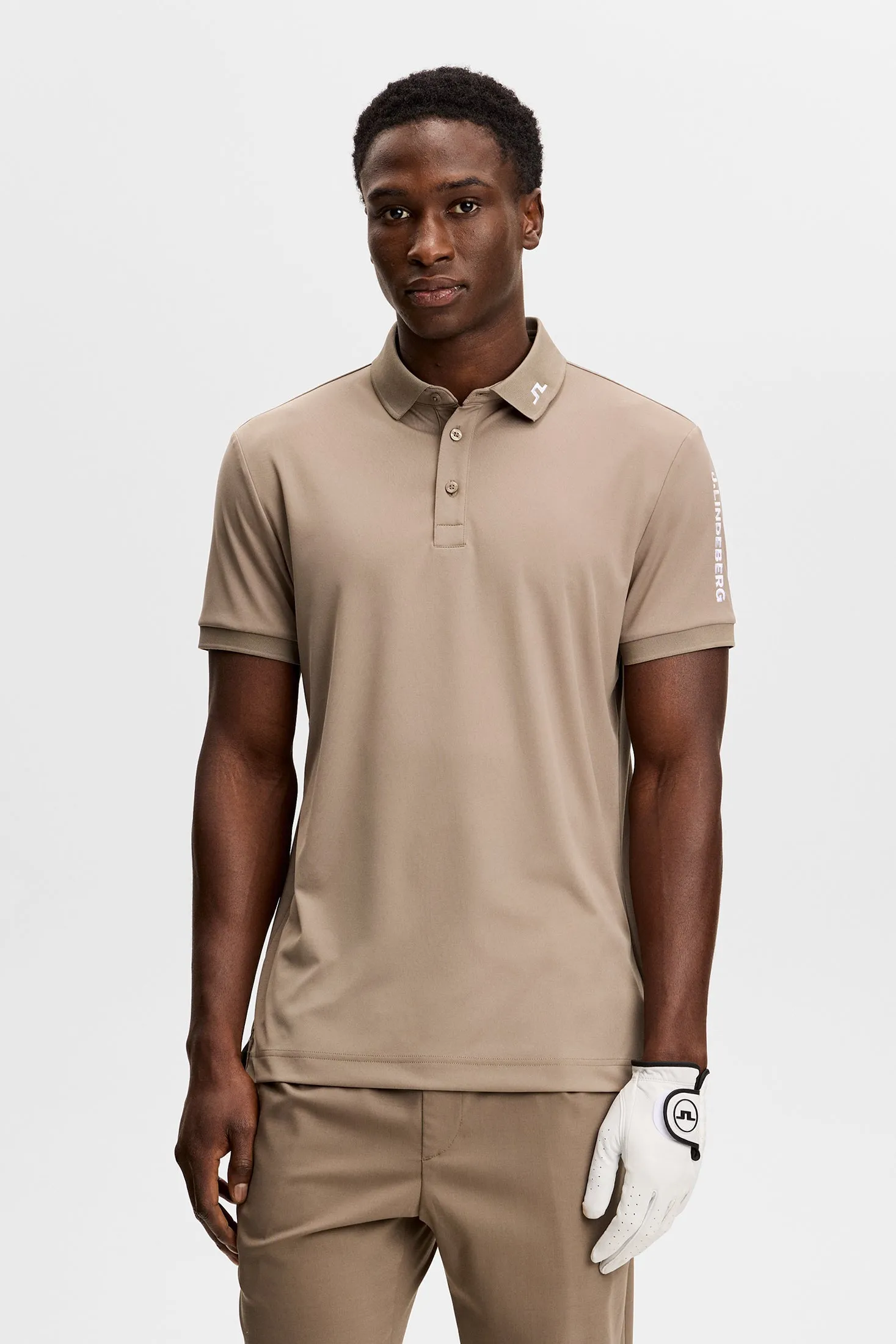 Tour Tech Slim Fit Polo / Brindle sold by J. Lindeberg product image thumbnail 2