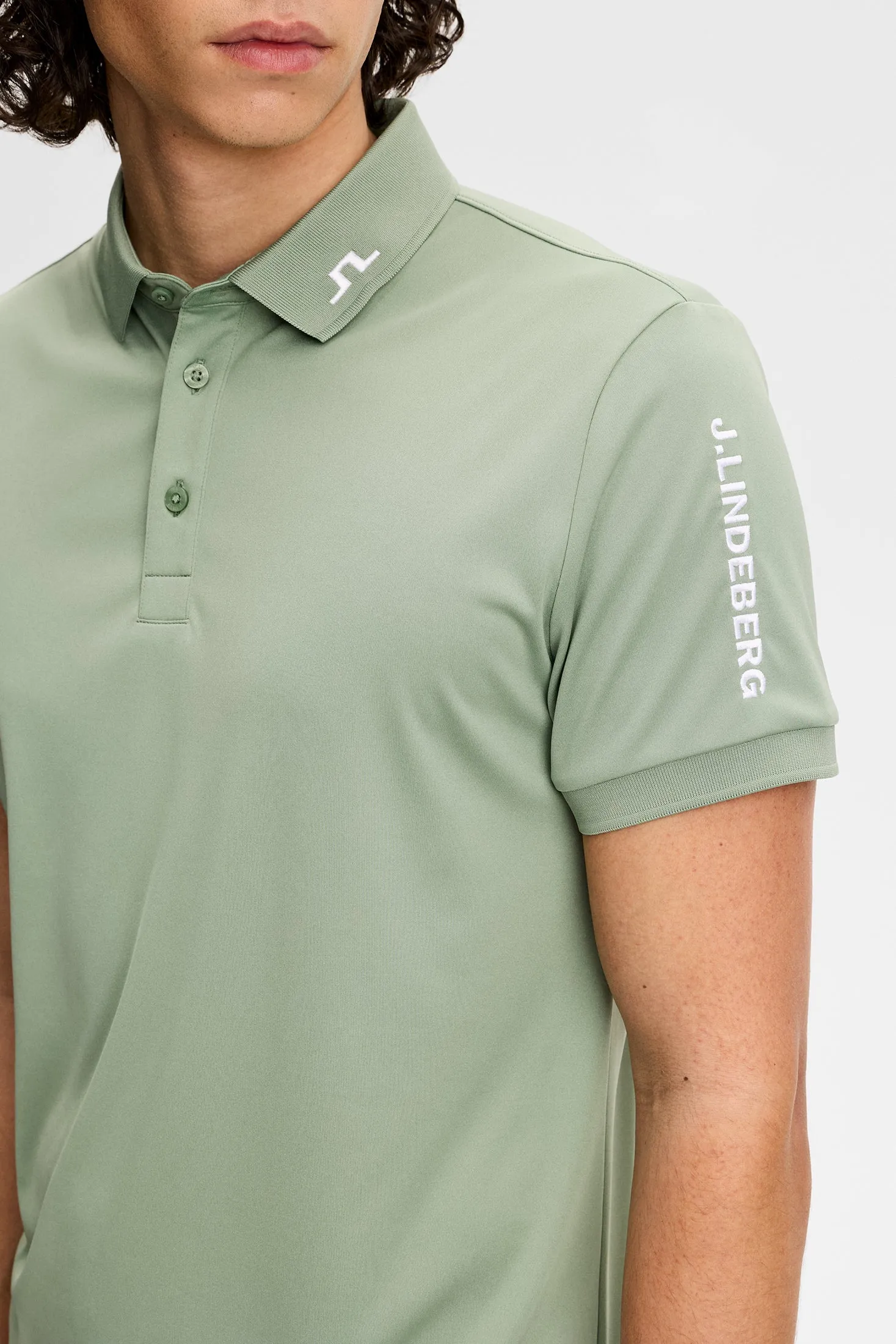 Tour Tech Slim Fit Polo / Hedge Green sold by J. Lindeberg product image thumbnail 5