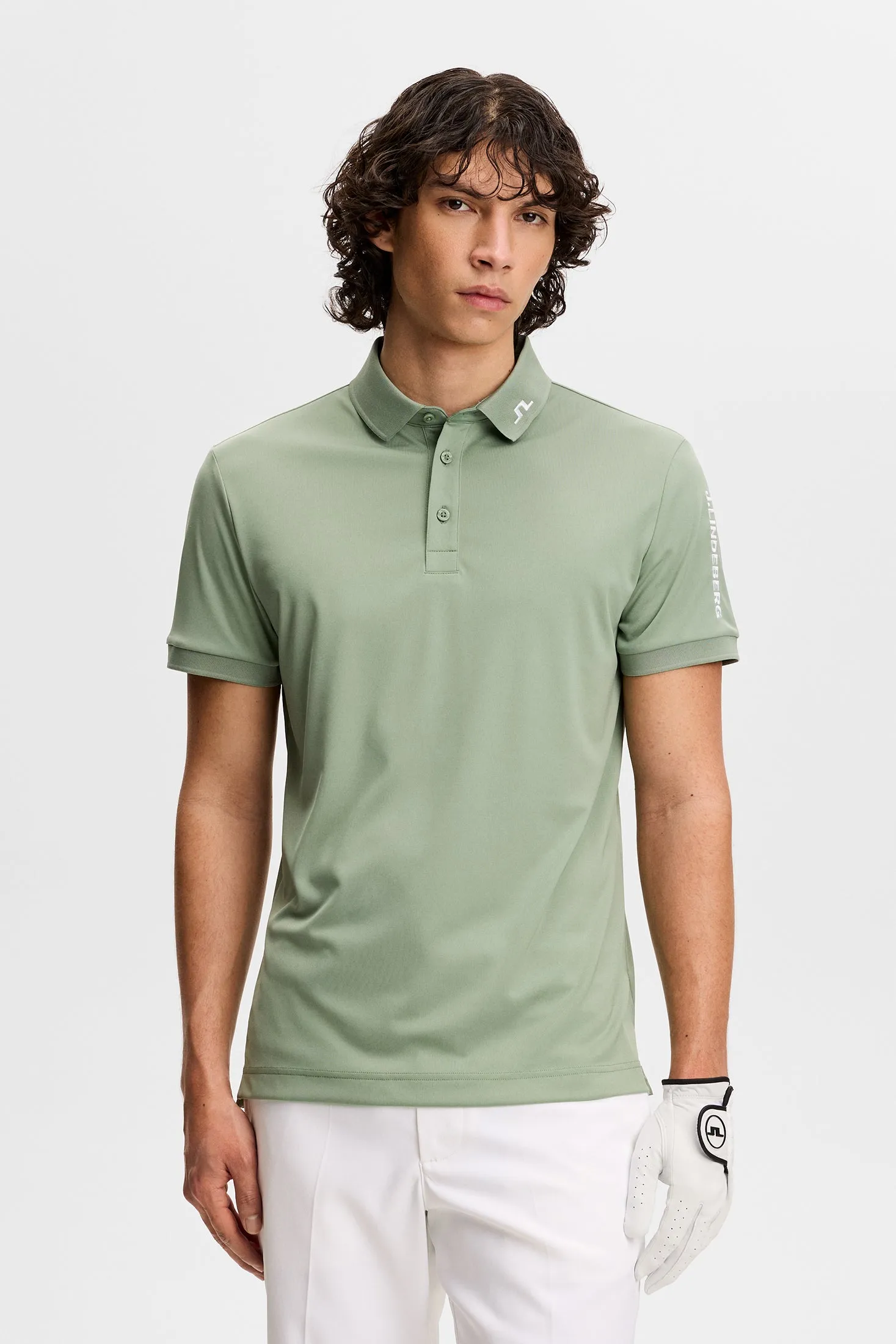Tour Tech Slim Fit Polo / Hedge Green sold by J. Lindeberg product image thumbnail 2