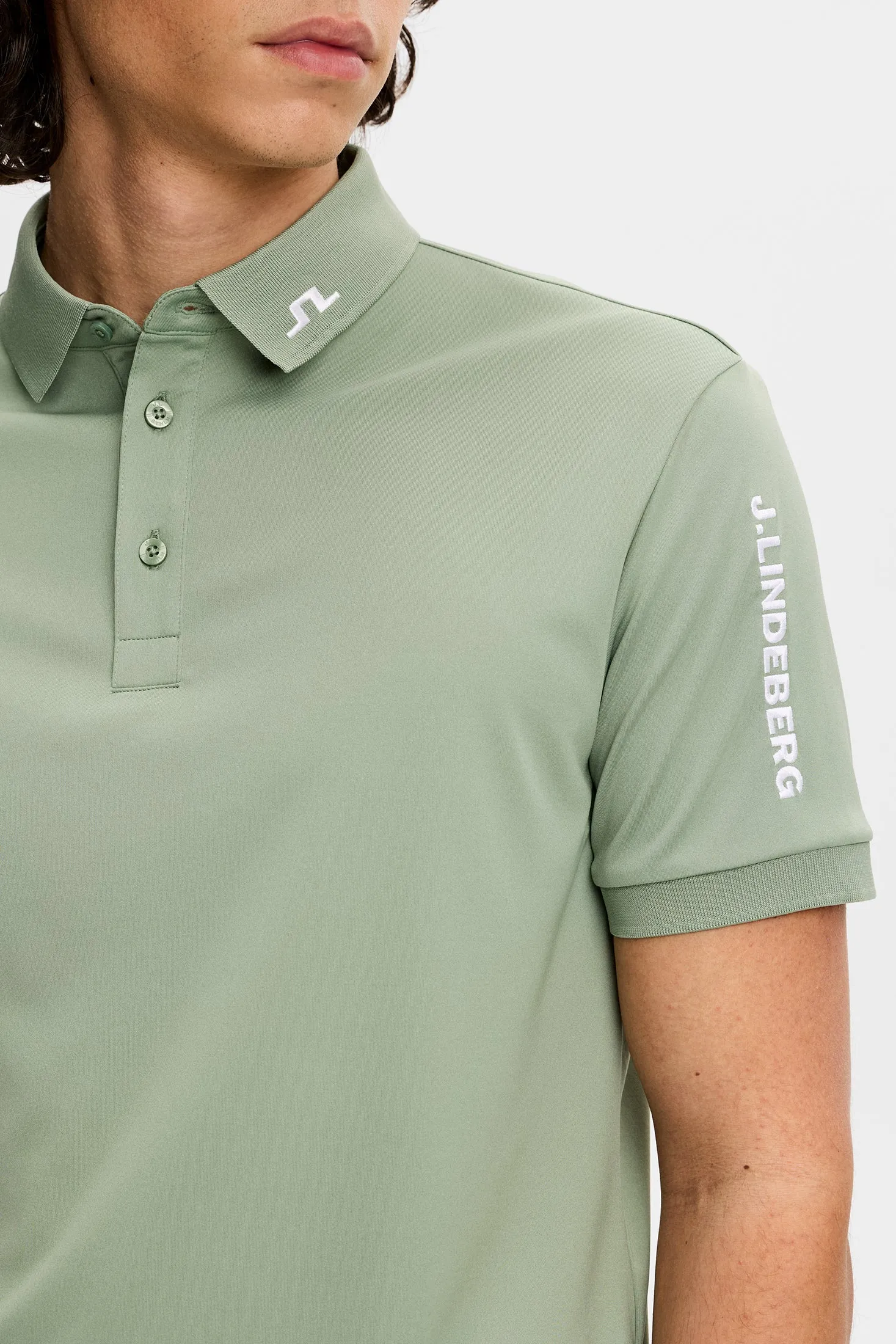Tour Tech Polo / Hedge Green sold by J. Lindeberg product image thumbnail 5