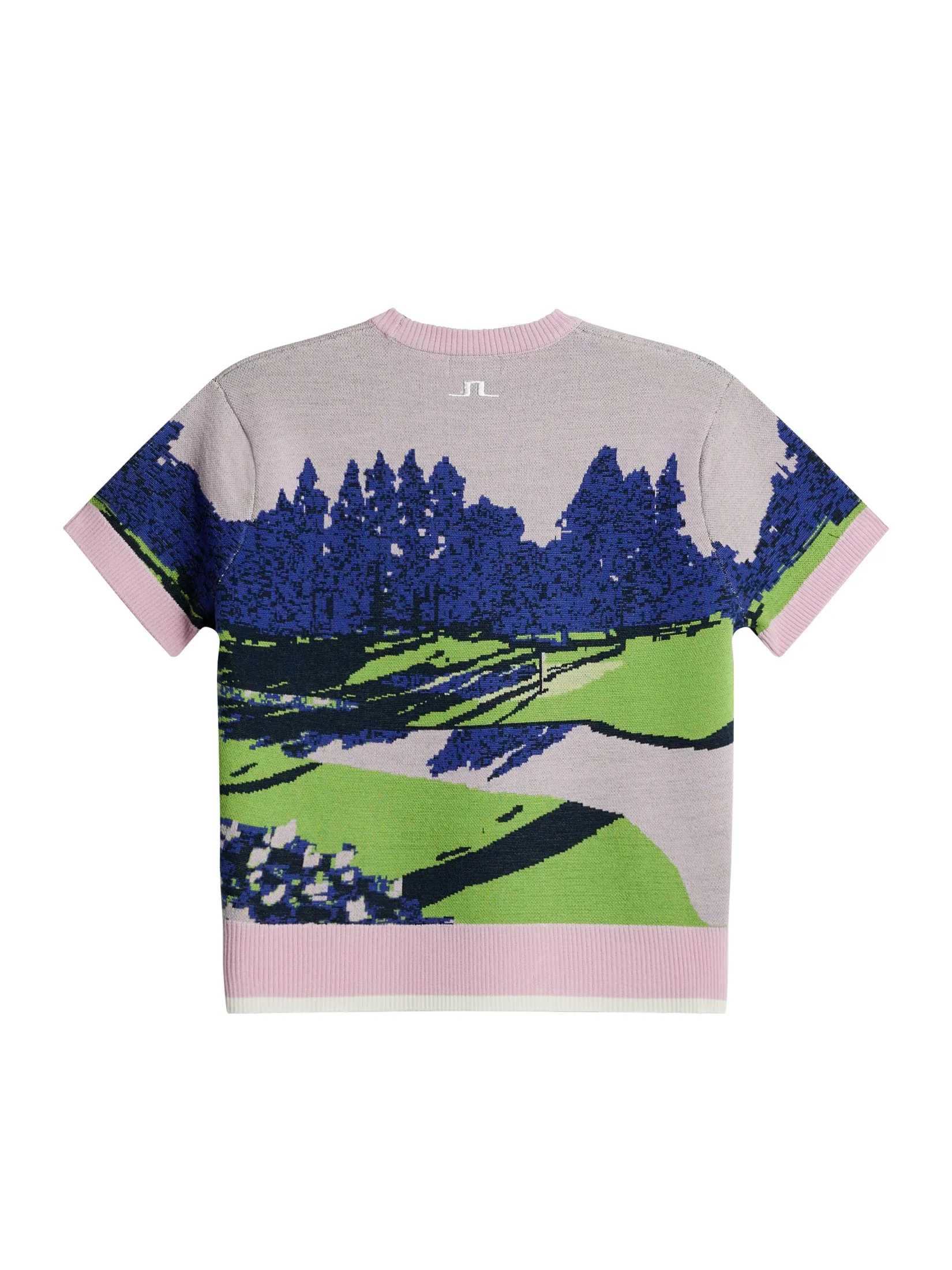 Nico Knitted Top / Watercolor Jacquard Pink sold by J. Lindeberg product image thumbnail 2