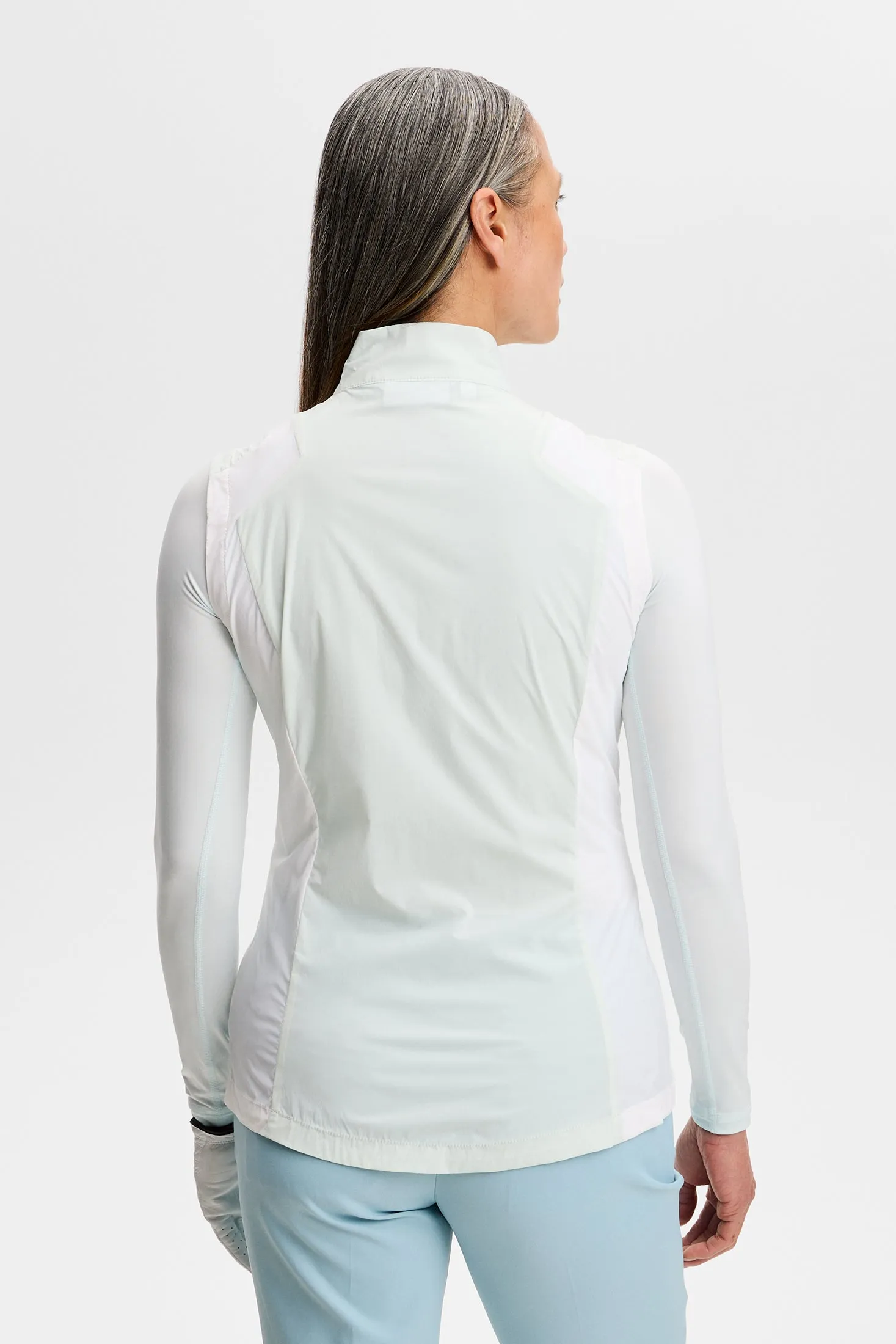 Brooks Zip Packable Vest / Sky Light sold by J. Lindeberg product image thumbnail 4