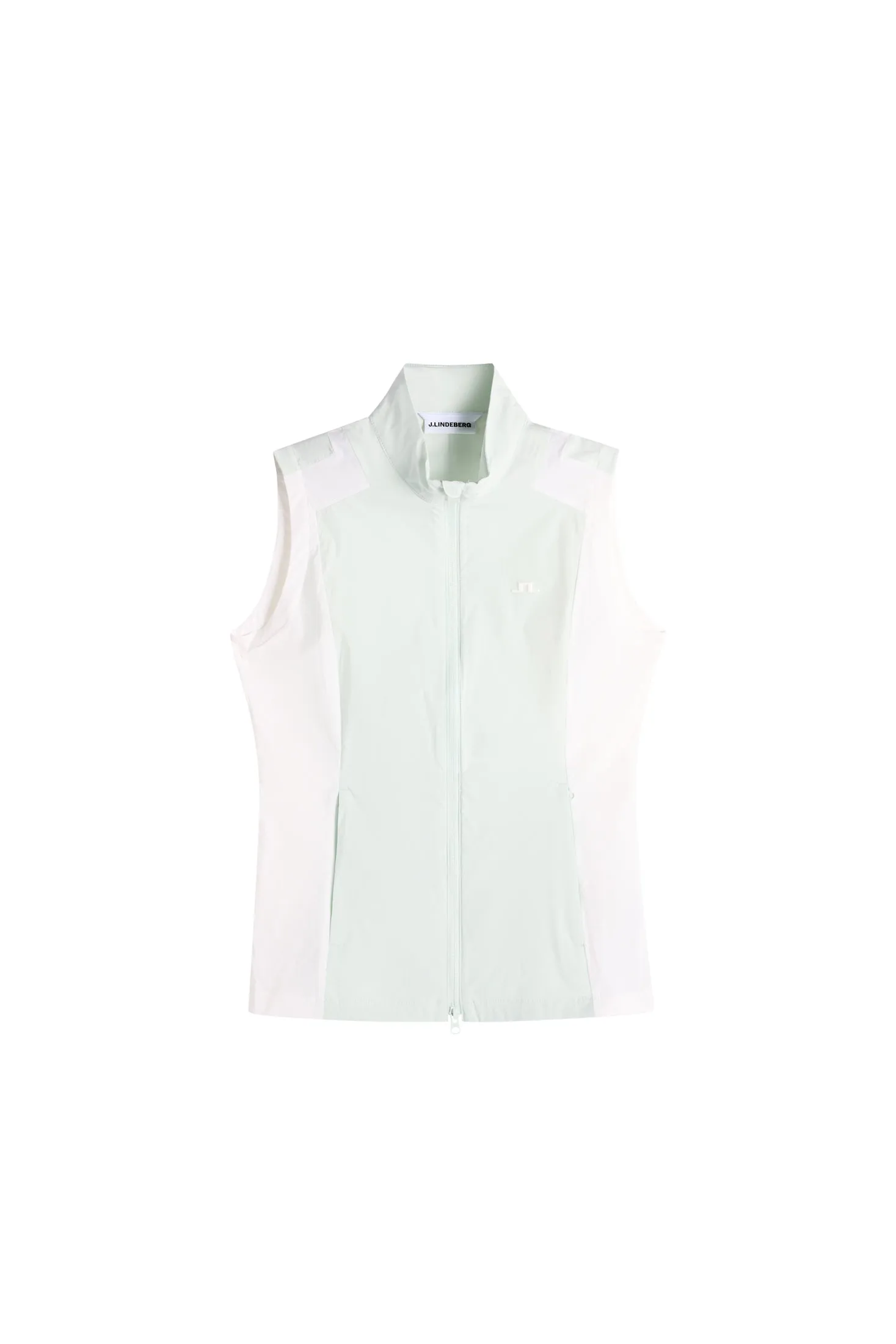 Brooks Zip Packable Vest / Sky Light sold by J. Lindeberg