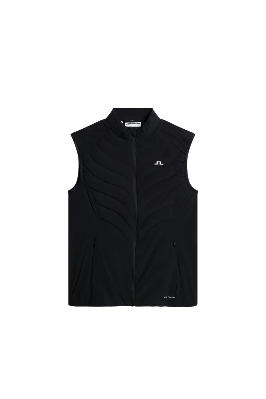 Tonya Pro Pack Down Vest / Black sold by J. Lindeberg
