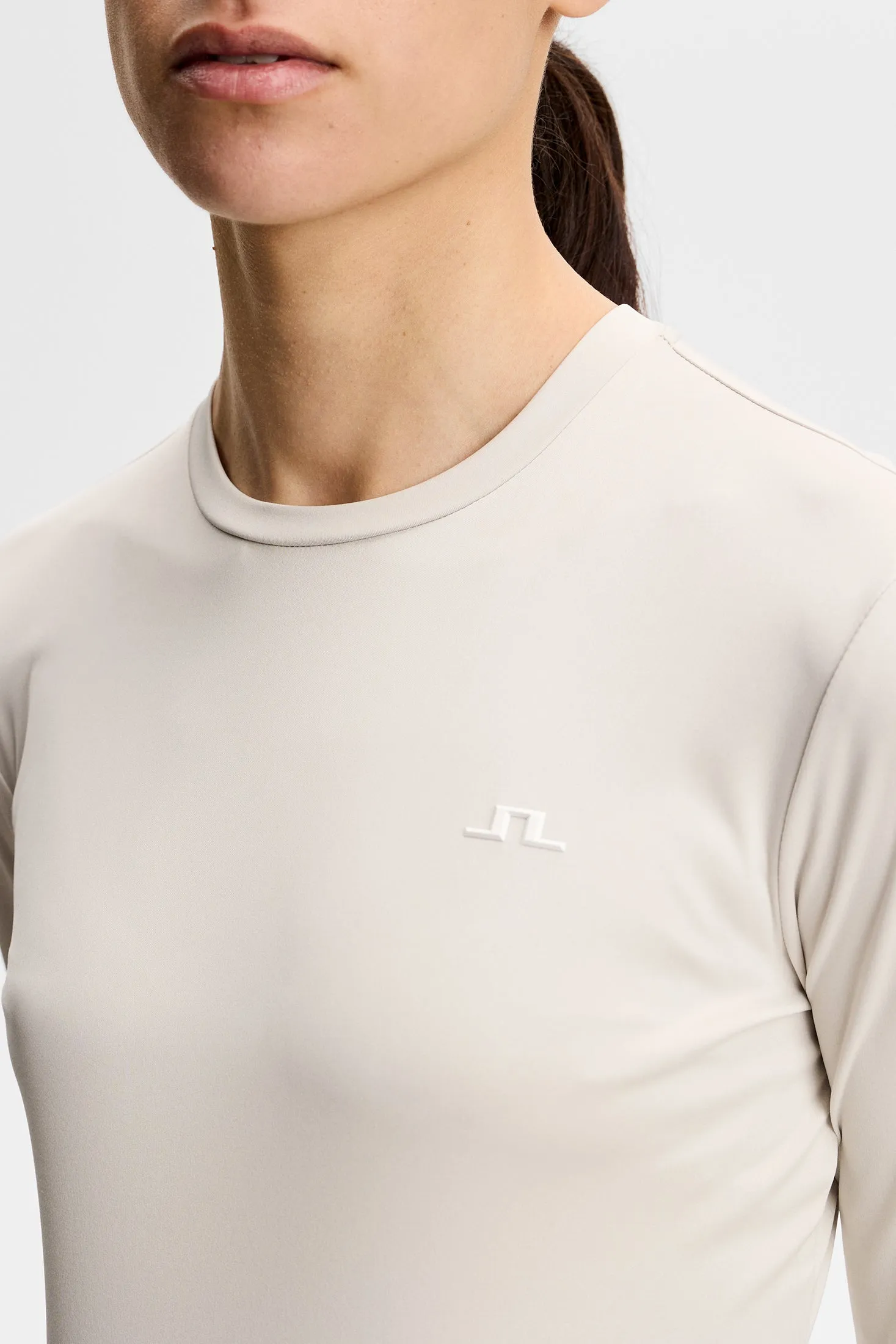 Ada LS T-shirt / Moonbeam sold by J. Lindeberg product image thumbnail 5