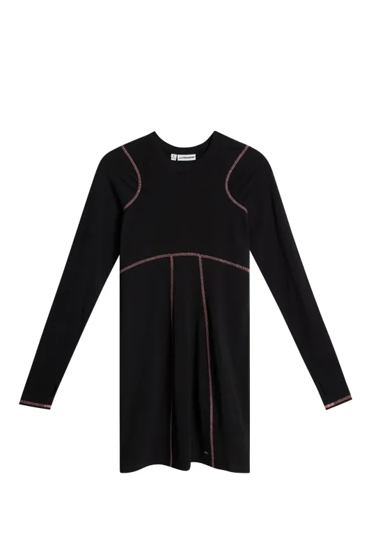 Emmy Dress / Black sold by J. Lindeberg