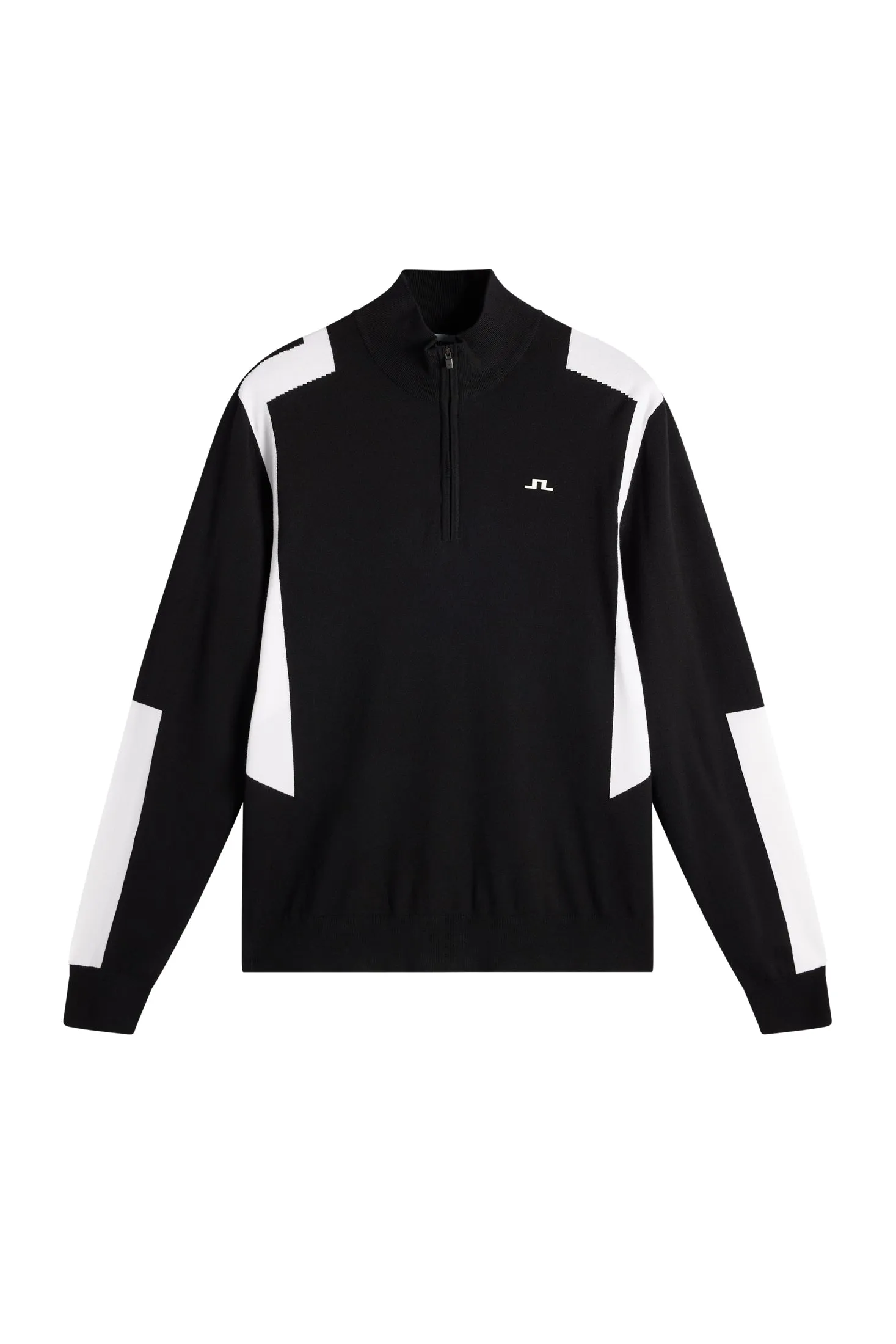 Kendrick Knitted Zip Sweater / Black sold by J. Lindeberg