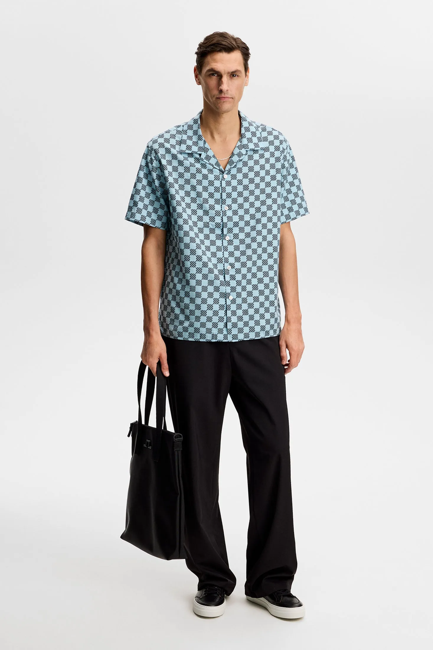 Elio Off Course Resort Shirt / Stack Check Forget M sold by J. Lindeberg product image thumbnail 4