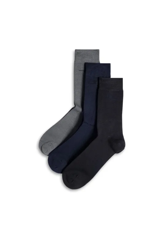 Long Socks 3P / Multicolour Black made by J. Lindeberg
