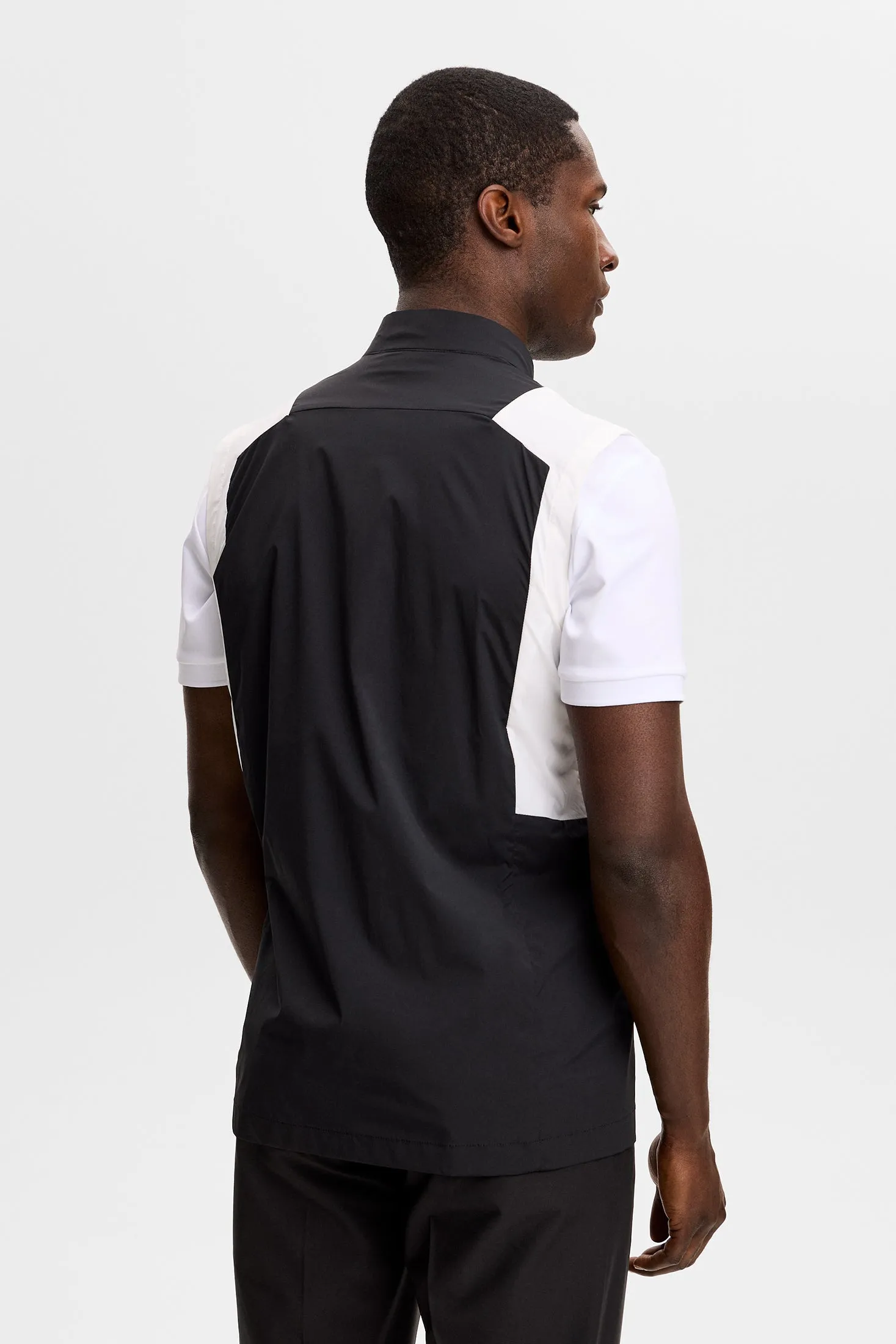 Jacs Zip Packable Vest / Black sold by J. Lindeberg product image thumbnail 3