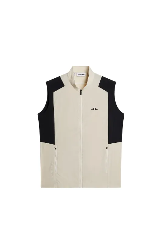 Jacs Zip Packable Vest / Moonbeam made by J. Lindeberg