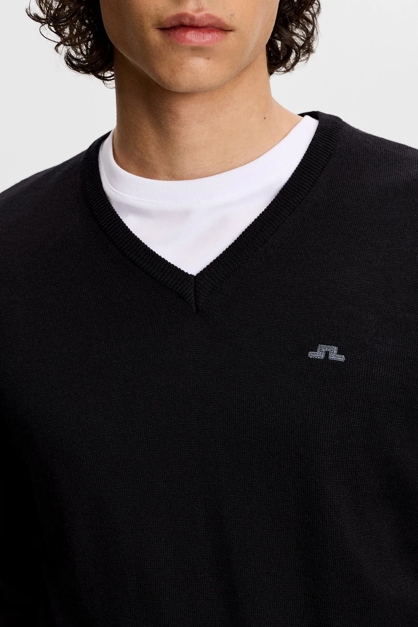 Lymann Knitted Sweater / Black sold by J. Lindeberg product image thumbnail 5