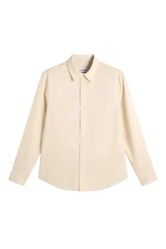 Marlon Cotton Tencel Shirt / Moonbeam made by J. Lindeberg