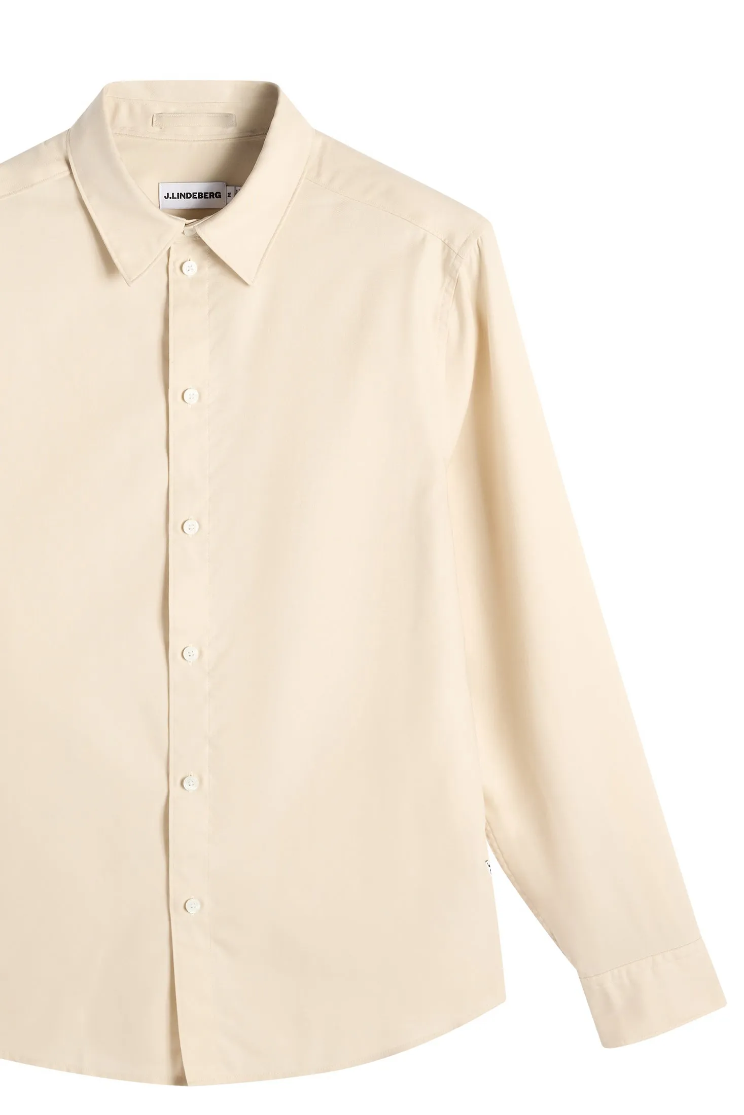 Marlon Cotton Tencel Shirt / Moonbeam sold by J. Lindeberg product image thumbnail 2