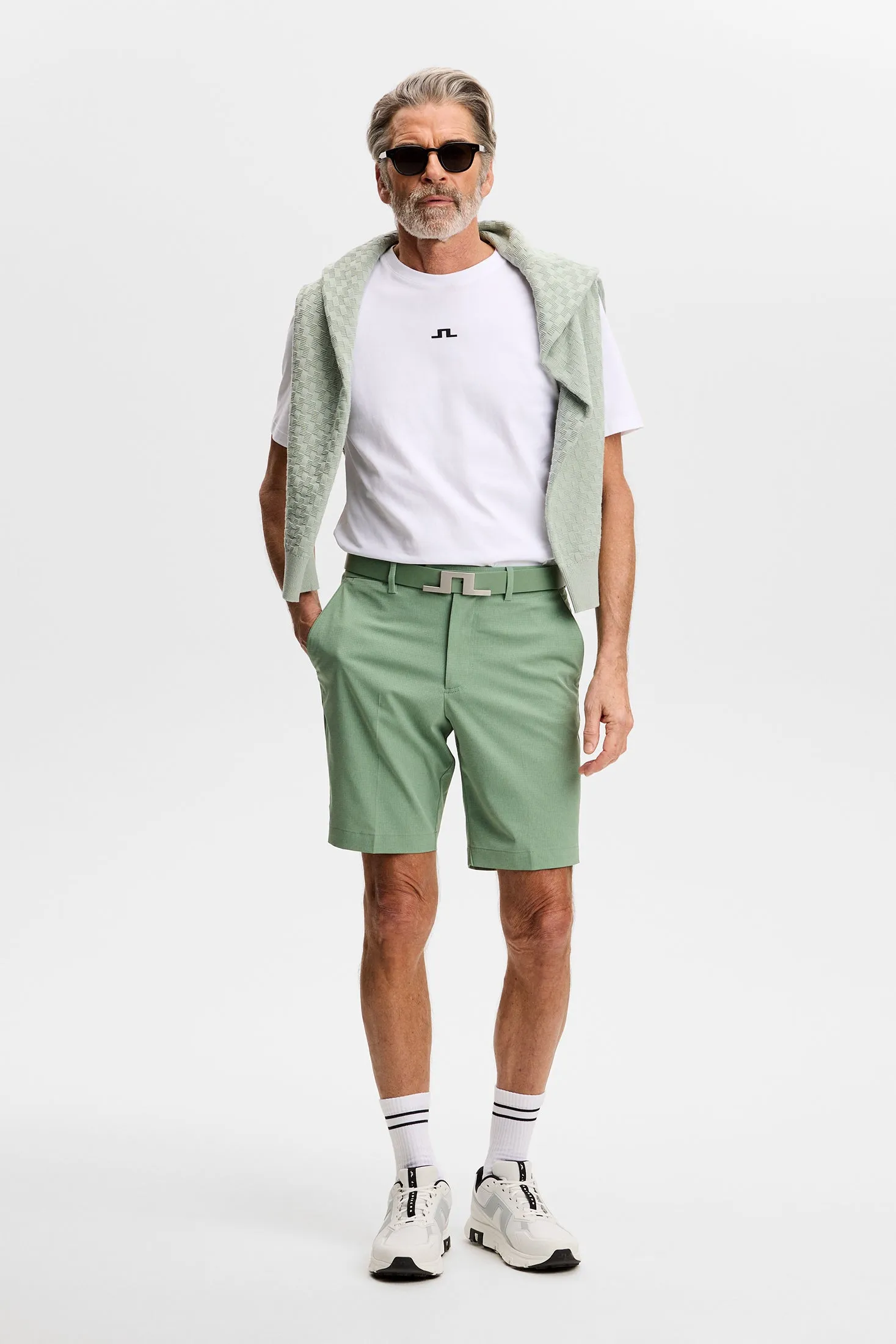 Vent Shorts / Hedge Green sold by J. Lindeberg product image thumbnail 5