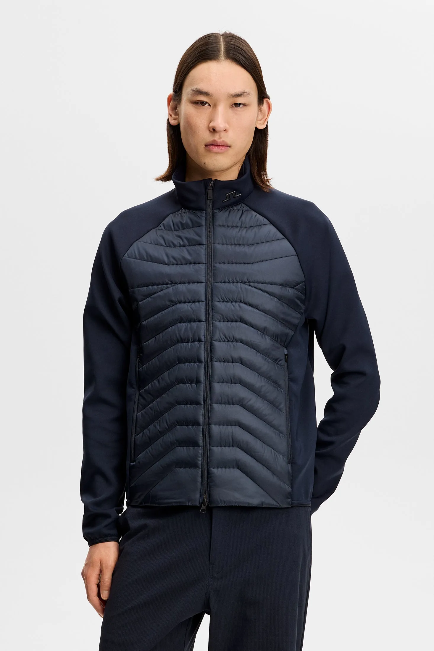 Heyden Quilt Hybrid Jacket / JL Navy sold by J. Lindeberg