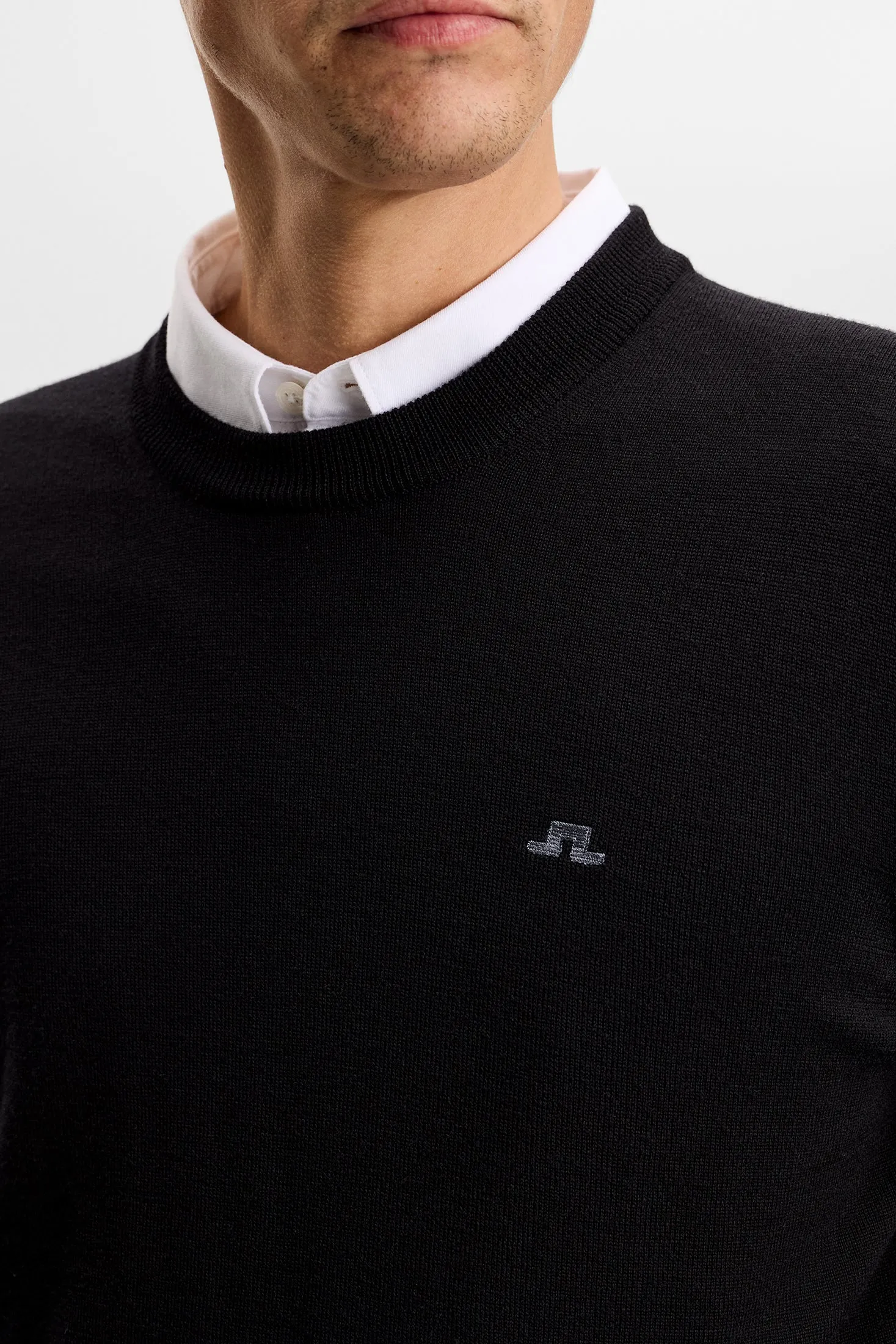 Keane Merino Crew Neck / Black sold by J. Lindeberg product image thumbnail 5