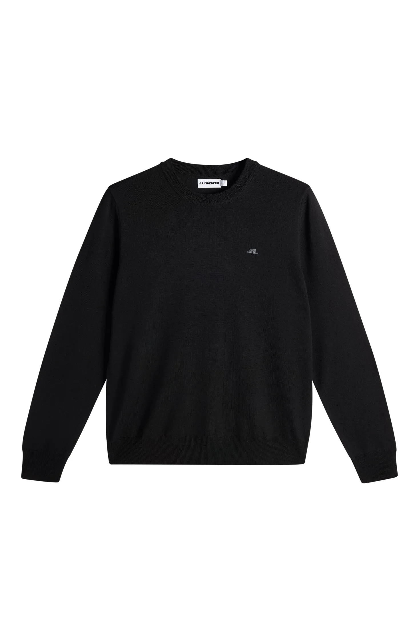 Keane Merino Crew Neck / Black sold by J. Lindeberg