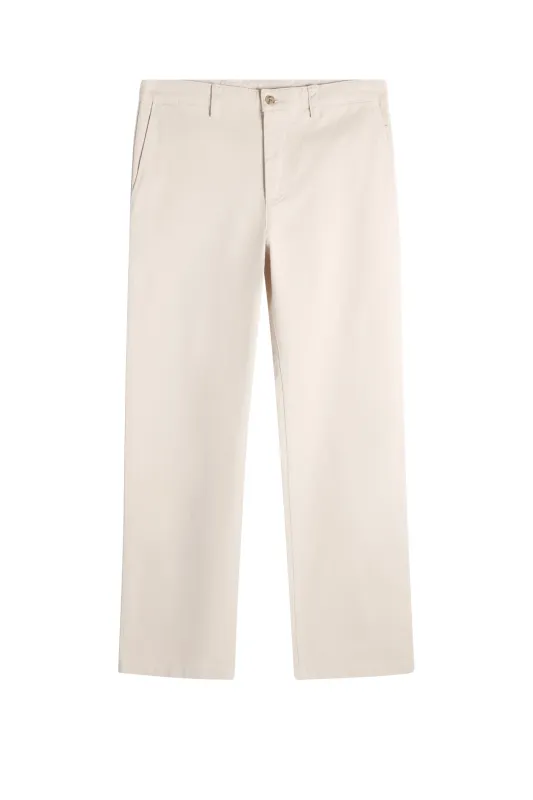 Devyn Straight Cotton Pants / Moonbeam sold by J. Lindeberg