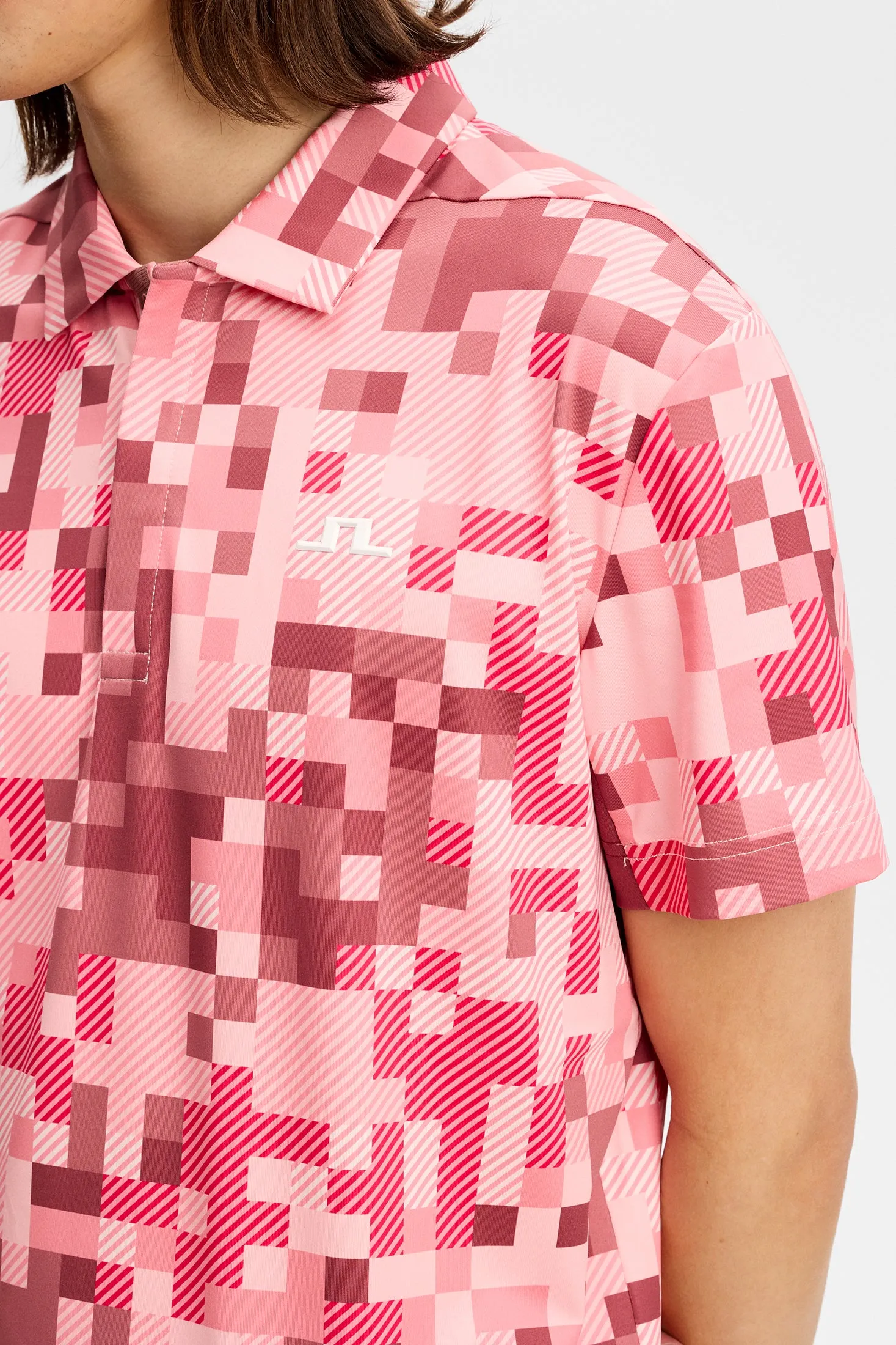 Dario Tour Print Polo / Tour 26 Pink L sold by J. Lindeberg product image thumbnail 5