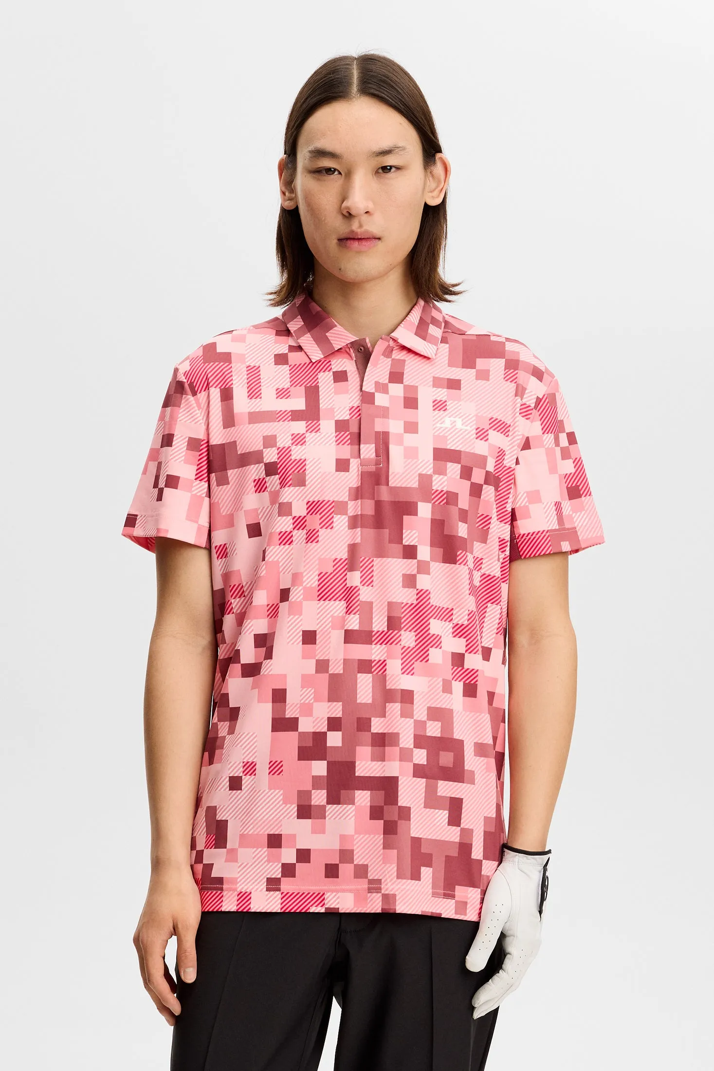 Dario Tour Print Polo / Tour 26 Pink L sold by J. Lindeberg product image thumbnail 2