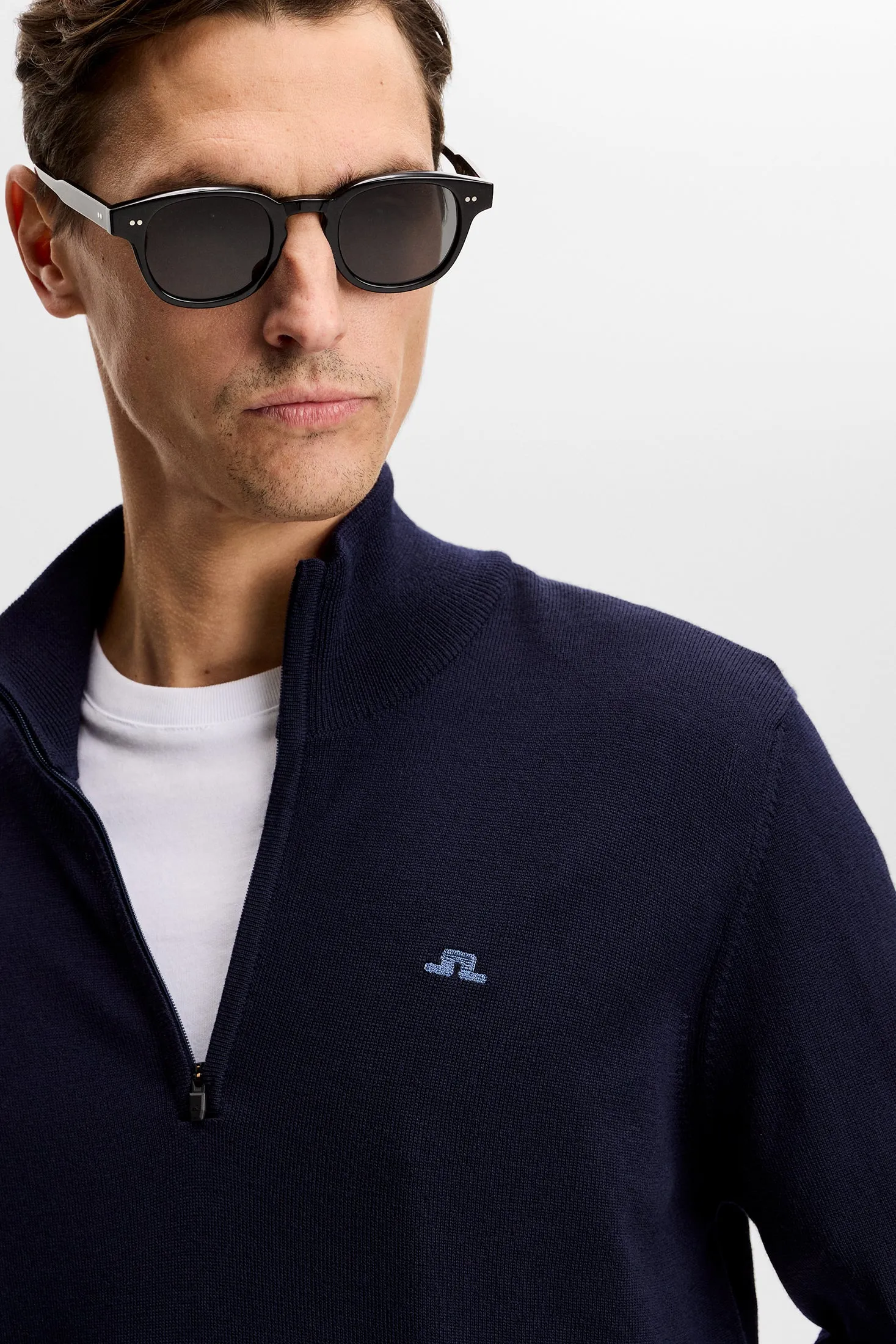 Kiyan Quarter Zip Sweater / JL Navy sold by J. Lindeberg product image thumbnail 5