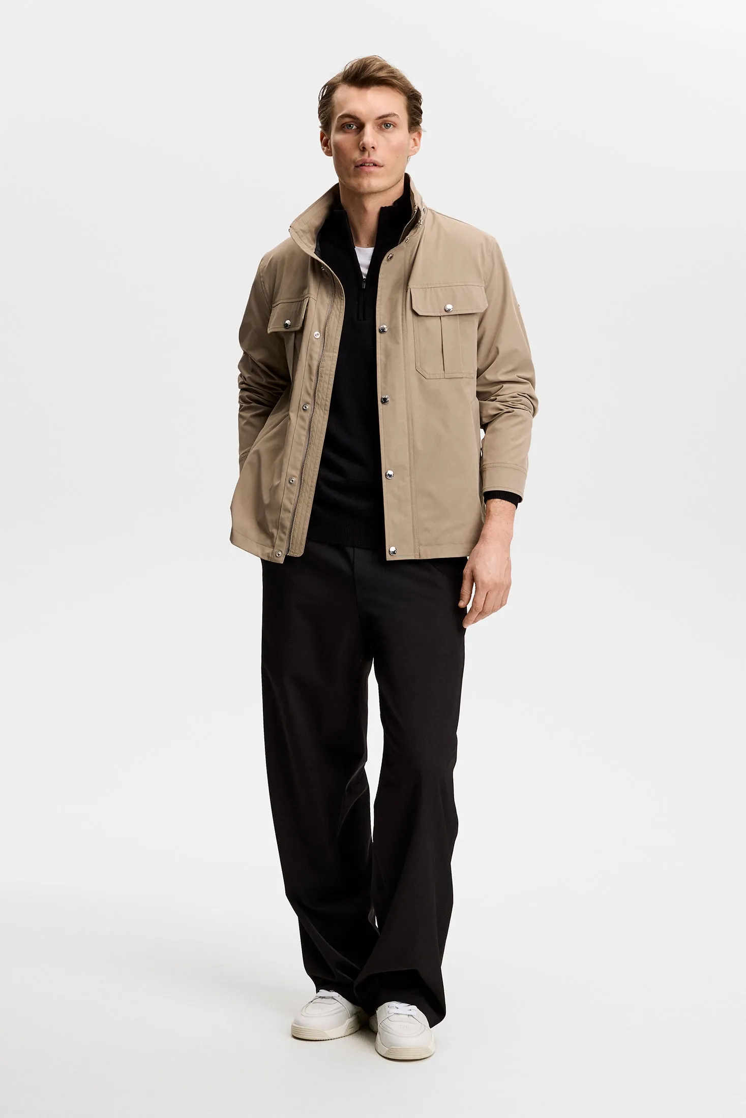 Kiyan Quarter Zip Sweater / Black sold by J. Lindeberg product image thumbnail 4