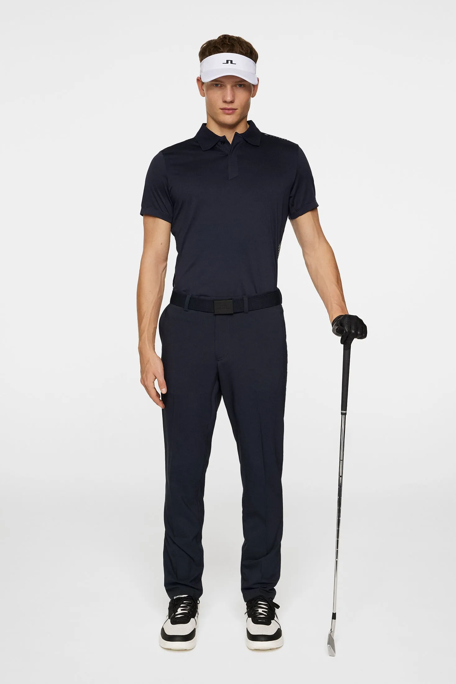Aleks Hybrid Knit Polo Shirt / JL Navy sold by J. Lindeberg product image thumbnail 5