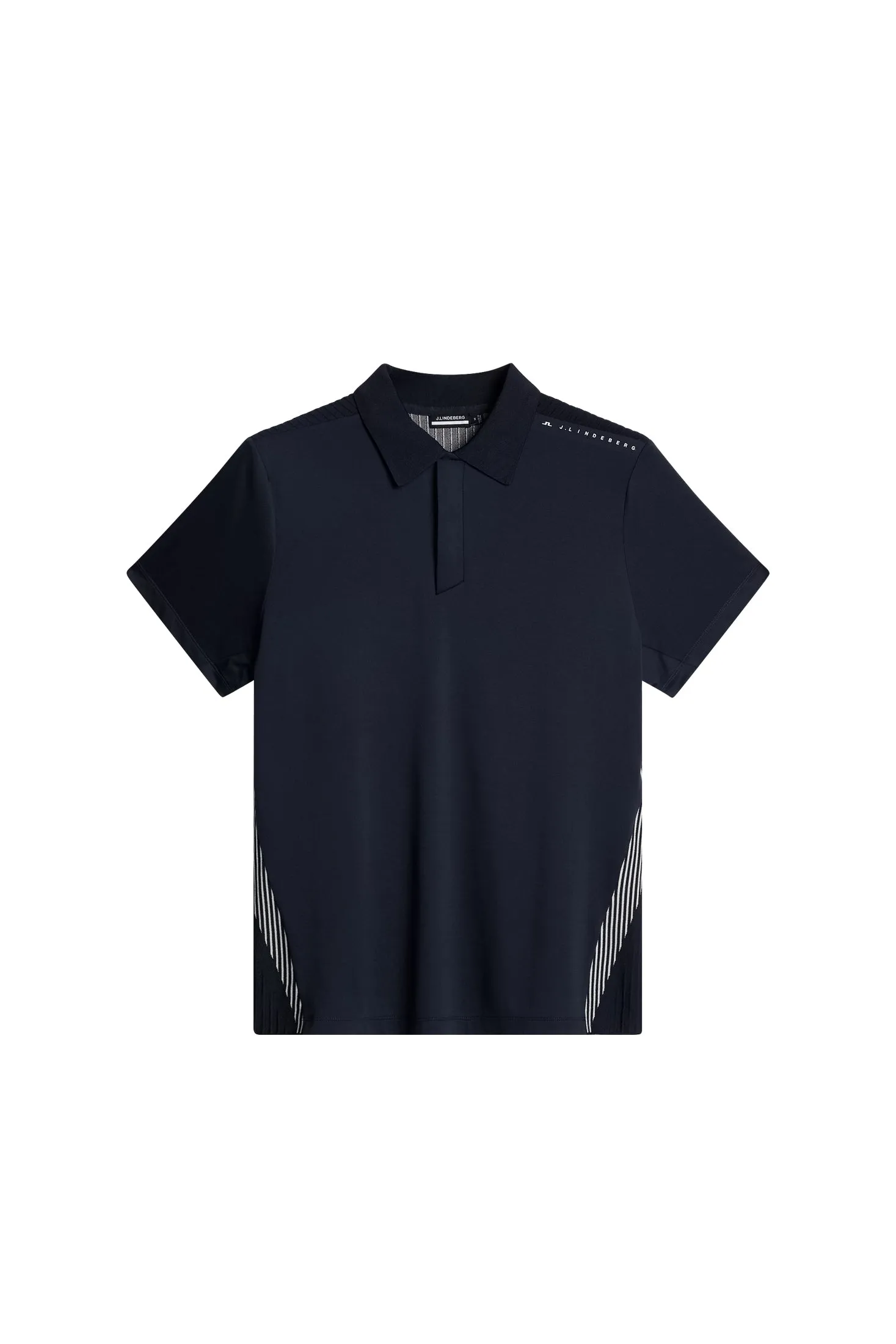 Aleks Hybrid Knit Polo Shirt / JL Navy sold by J. Lindeberg