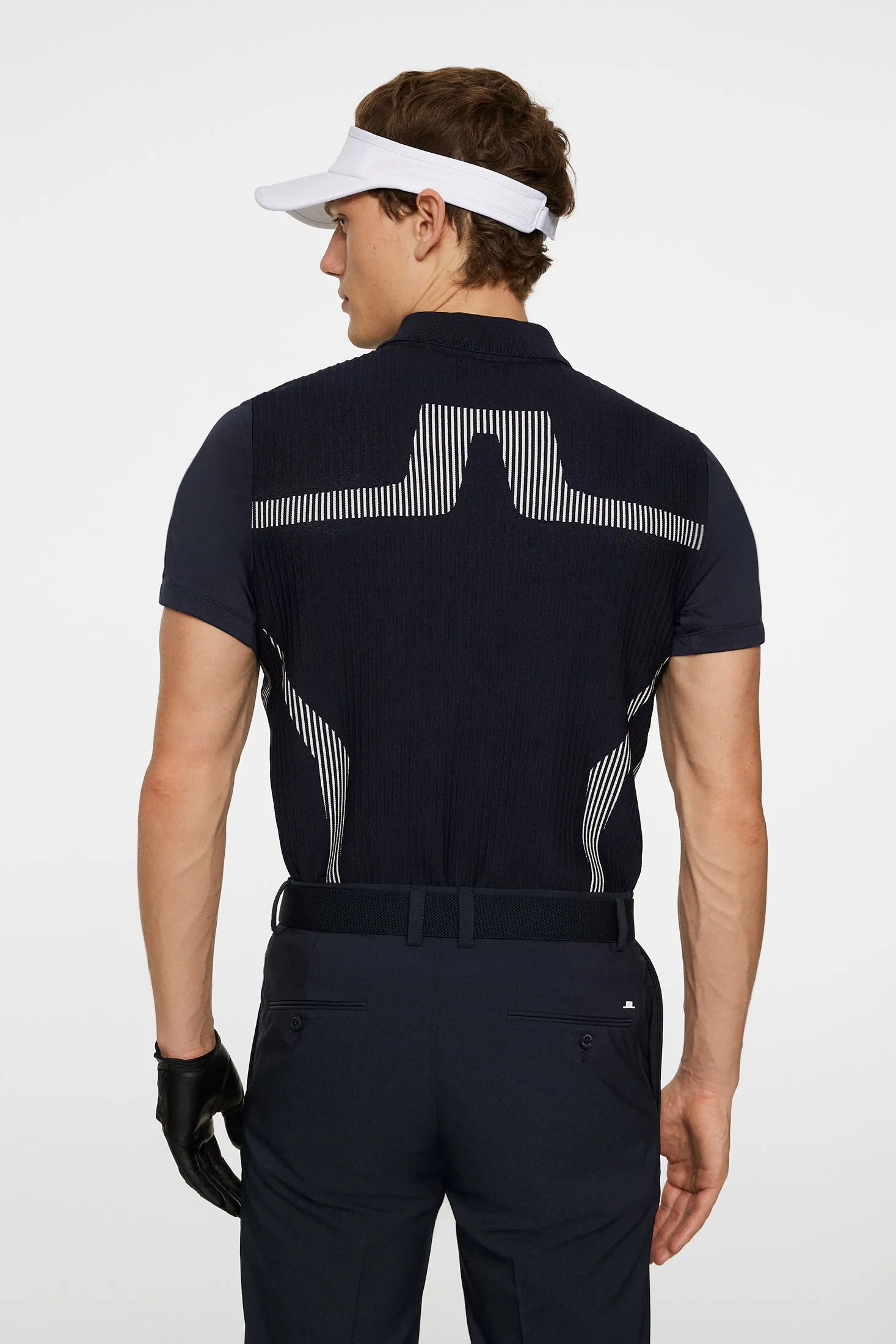 Aleks Hybrid Knit Polo Shirt / JL Navy sold by J. Lindeberg product image thumbnail 4