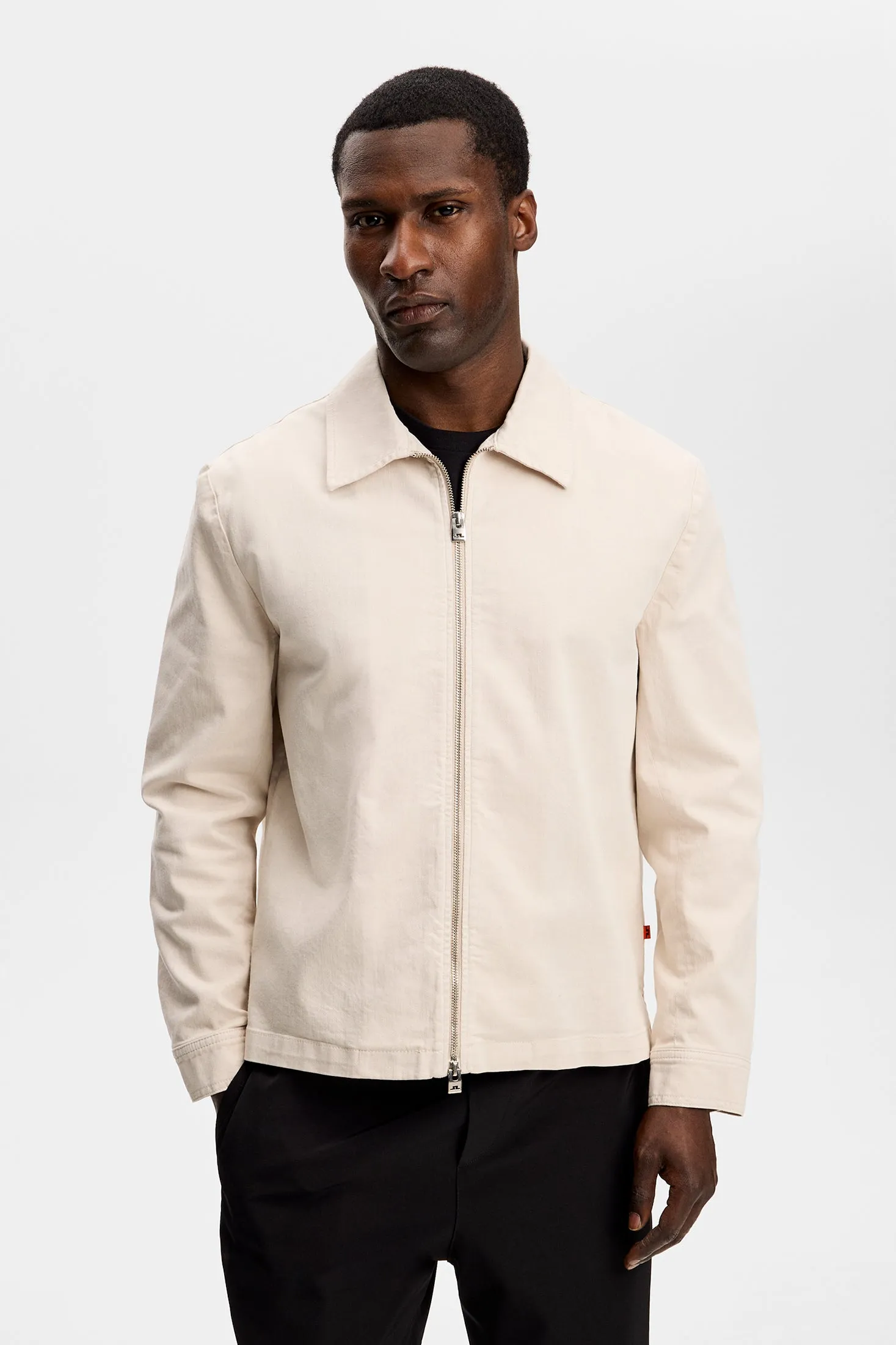 Julius Cotton Twill Overshirt / Moonbeam sold by J. Lindeberg product image thumbnail 2