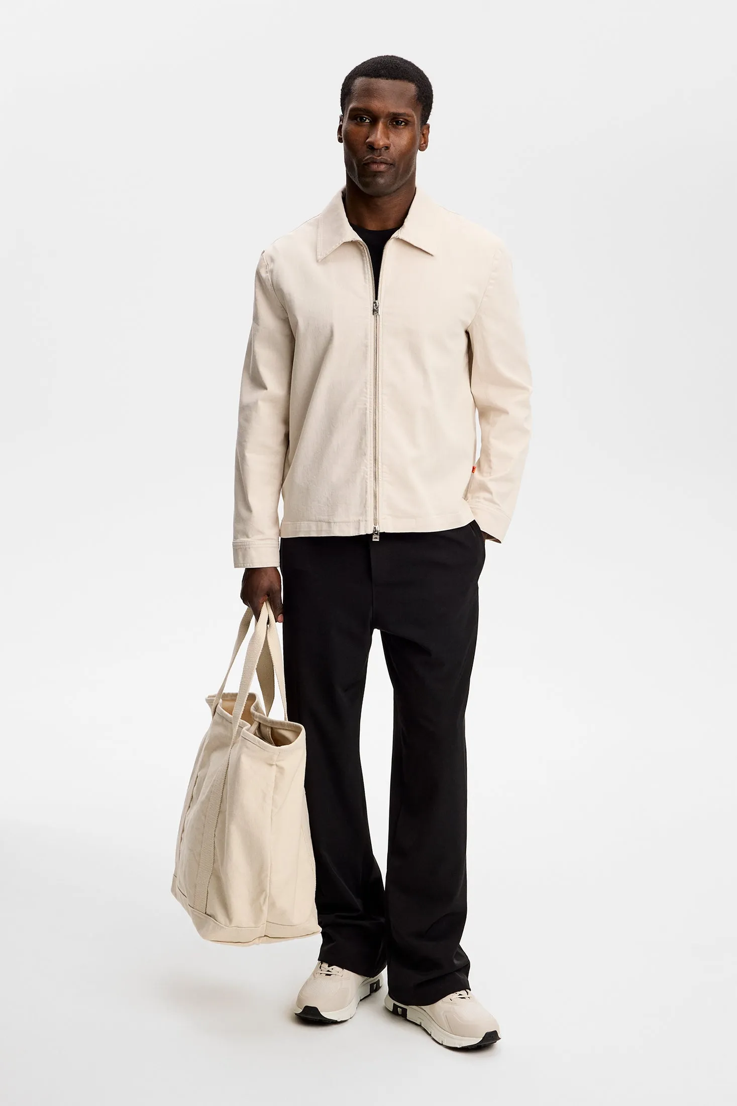 Julius Cotton Twill Overshirt / Moonbeam sold by J. Lindeberg product image thumbnail 4