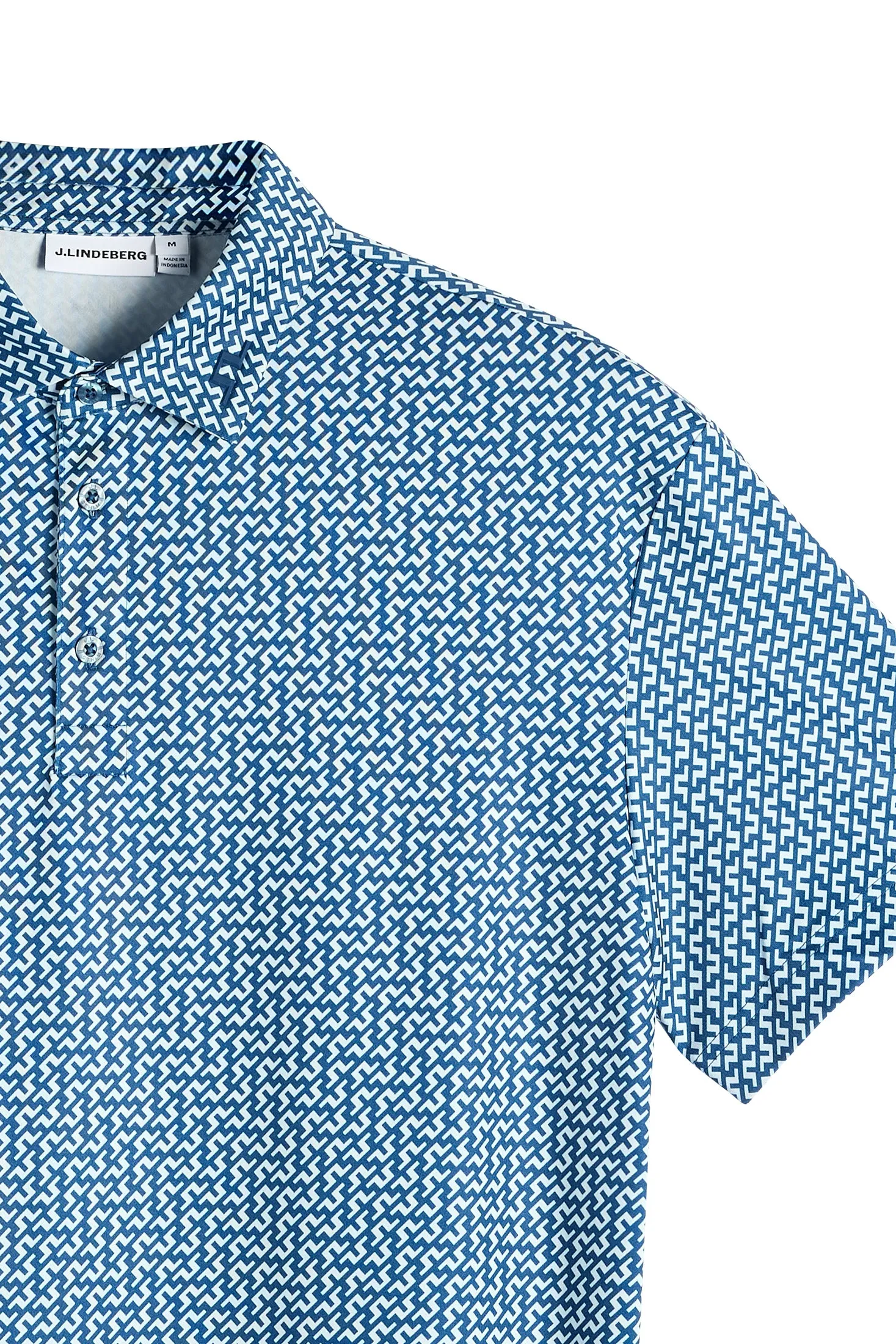 Bala Print Polo / Bias Bridge Estate Sky S sold by J. Lindeberg product image thumbnail 4