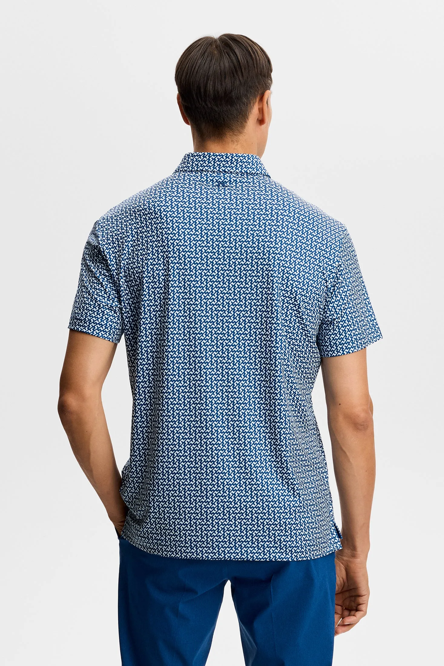 Bala Print Polo / Bias Bridge Estate Sky S sold by J. Lindeberg product image thumbnail 3