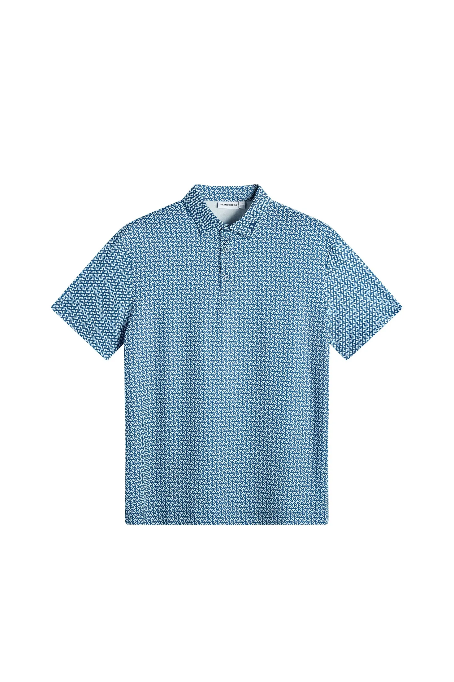 Bala Print Polo / Bias Bridge Estate Sky S sold by J. Lindeberg